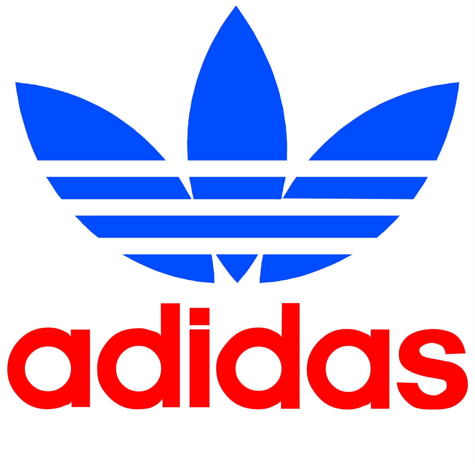 Red White And Blue Adidas Logo - HD Wallpaper 