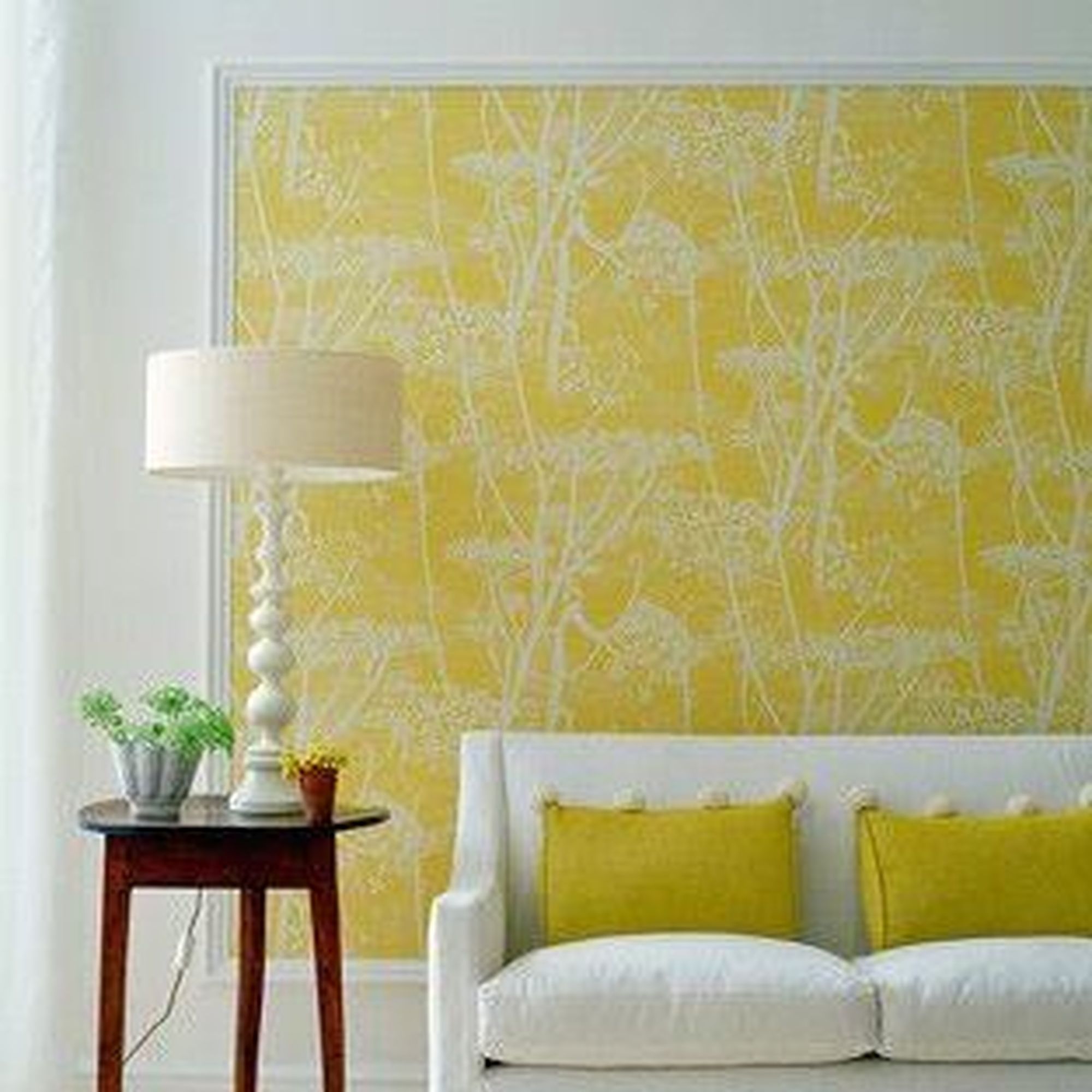 Cow Parsley Wallpaper Yellow - HD Wallpaper 