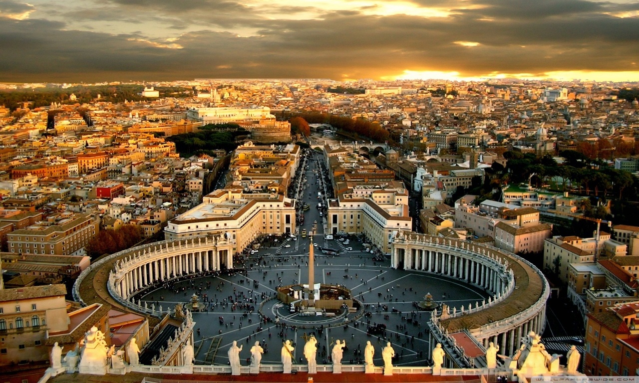 Saint Peter's Square - HD Wallpaper 