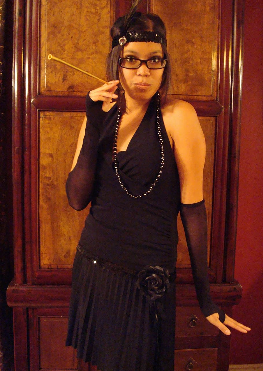 Flapper, Twenties, Girl, Vintage, Woman, Retro, Attractive, - Flapper - HD Wallpaper 