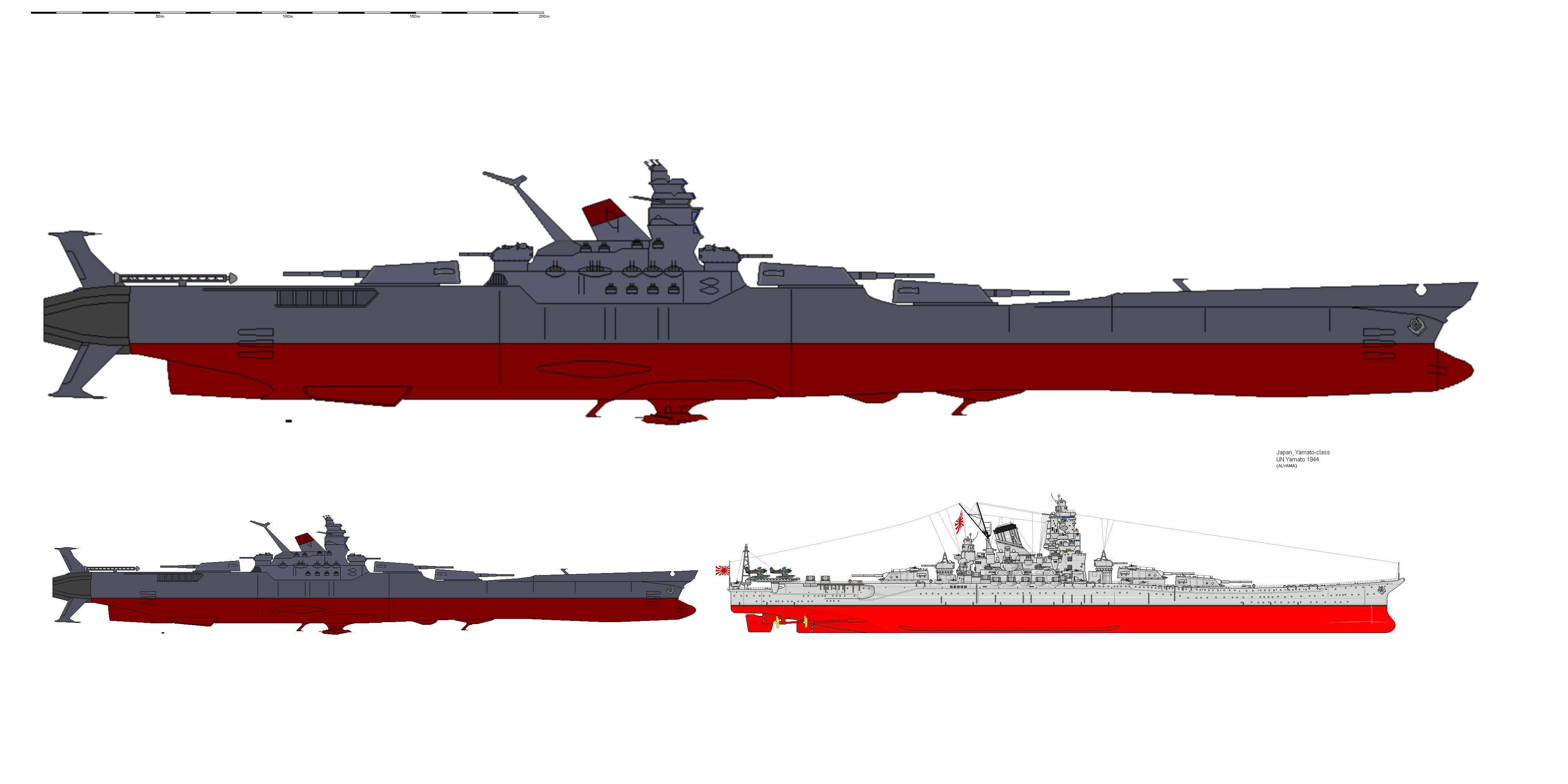 Yamato Vs Uss Enterprise - HD Wallpaper 