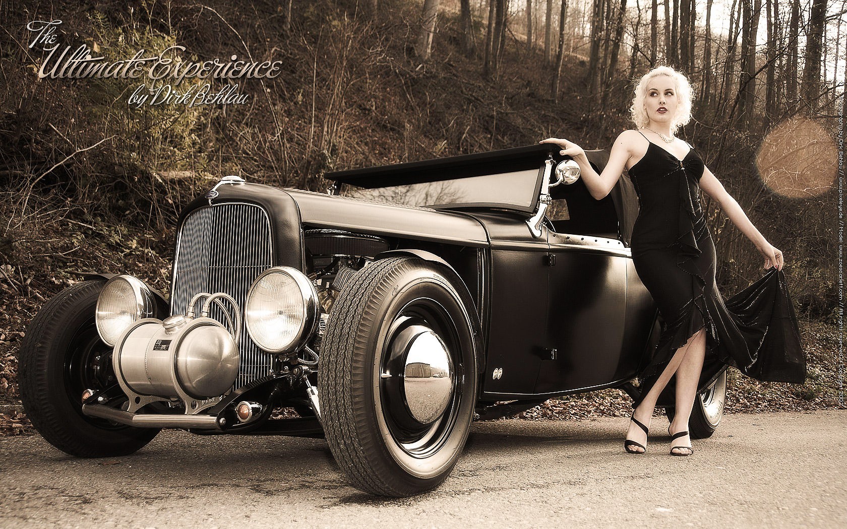 Wallpaper - Hot Rod Pin Up - HD Wallpaper 