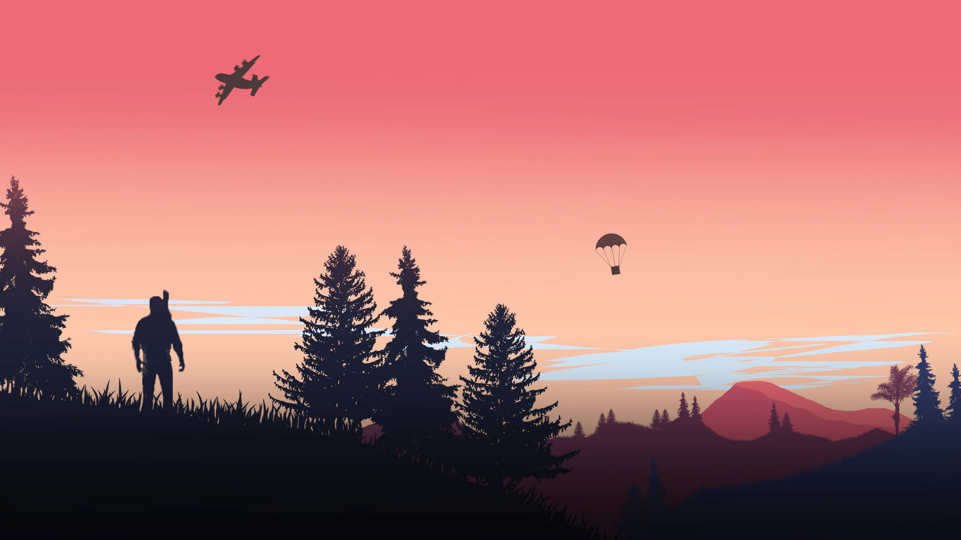 Minimalist Wallpaper Pubg - HD Wallpaper 