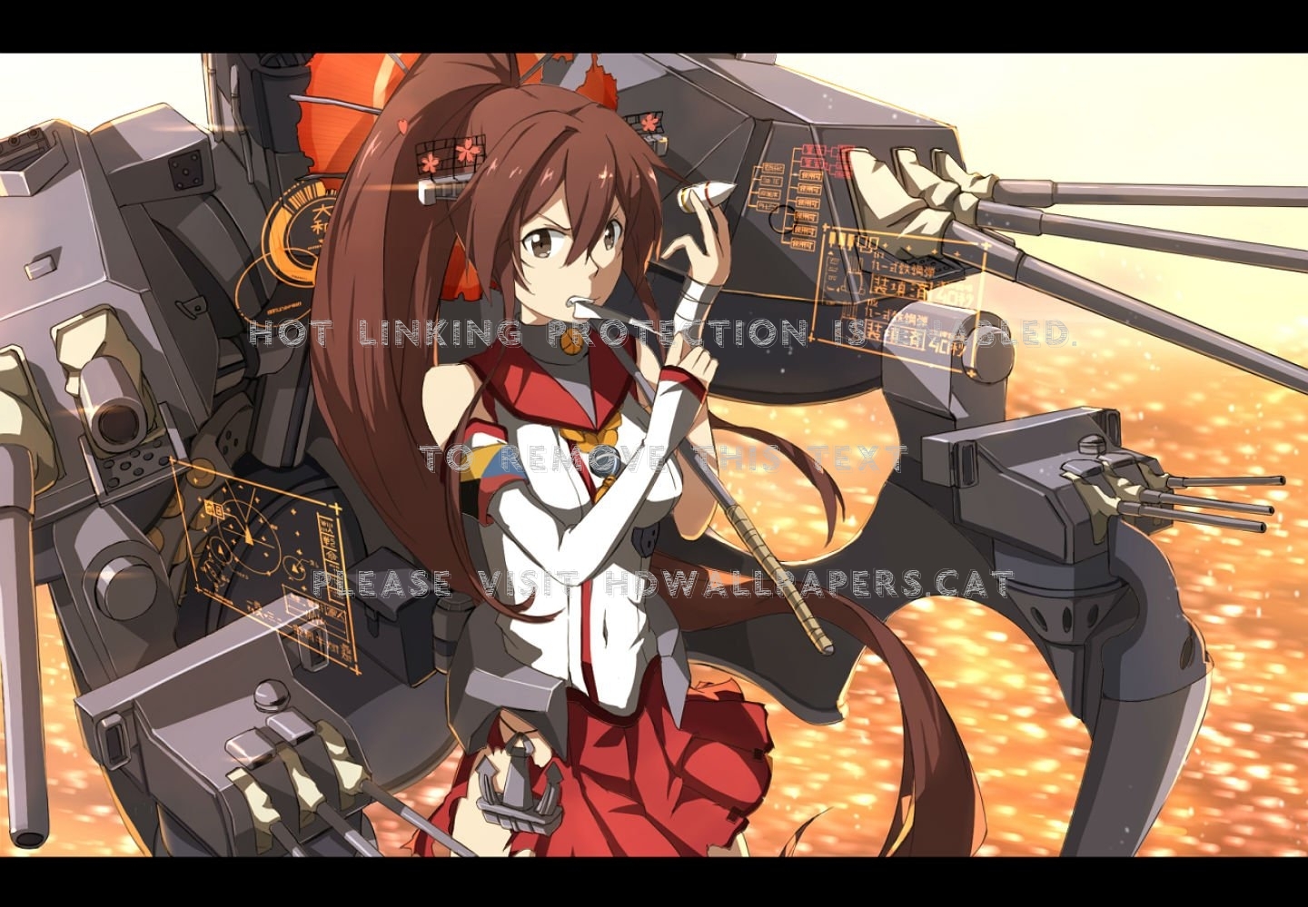 Yamato Kancolle Naval Battle Kantai Anime - Kancolle Kantai Collection Yamato - HD Wallpaper 