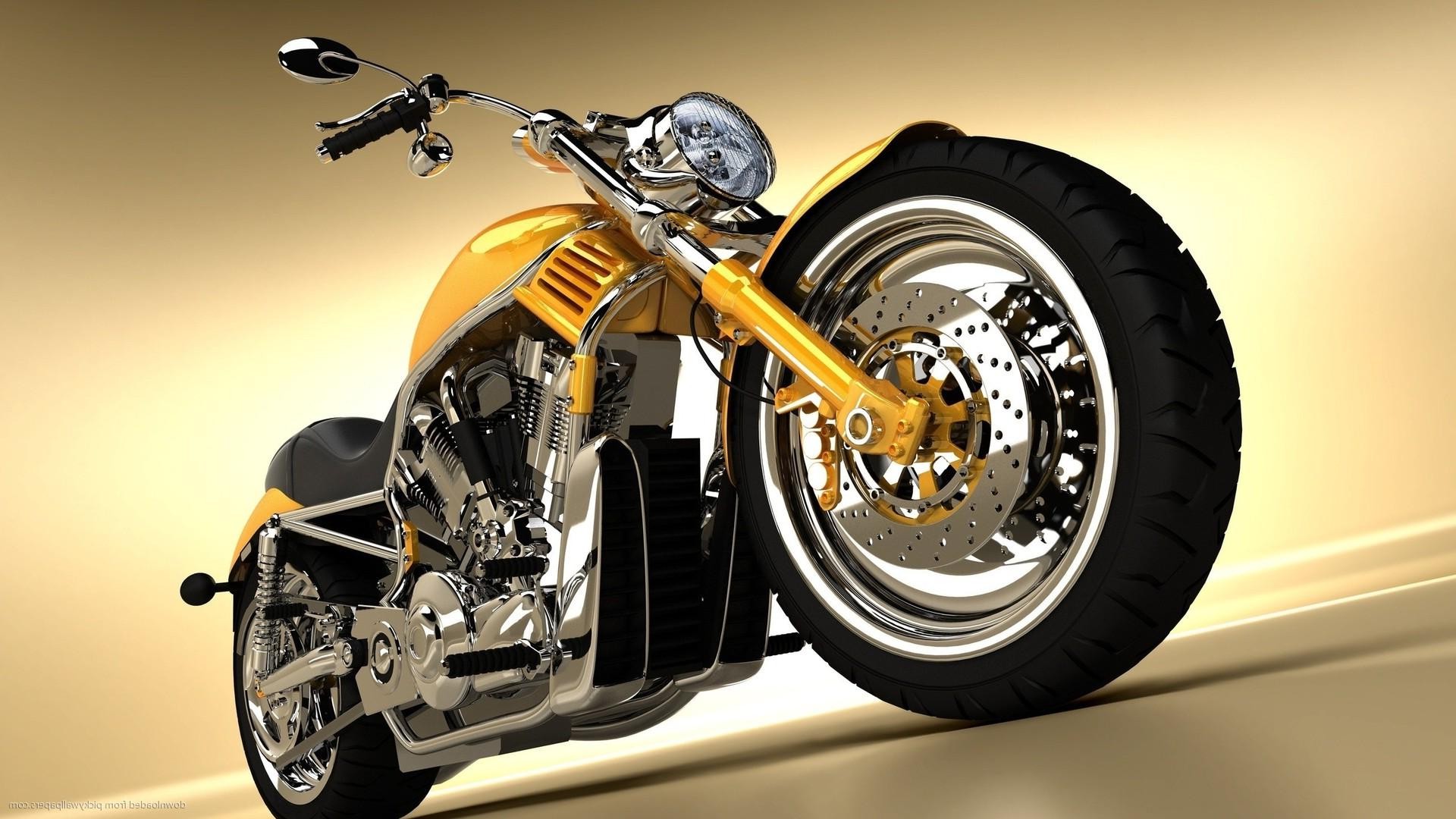 Harley Davidson Motocyle Full Hd Wallpaper - Harley Davidson Bike Wallpaper Download - HD Wallpaper 