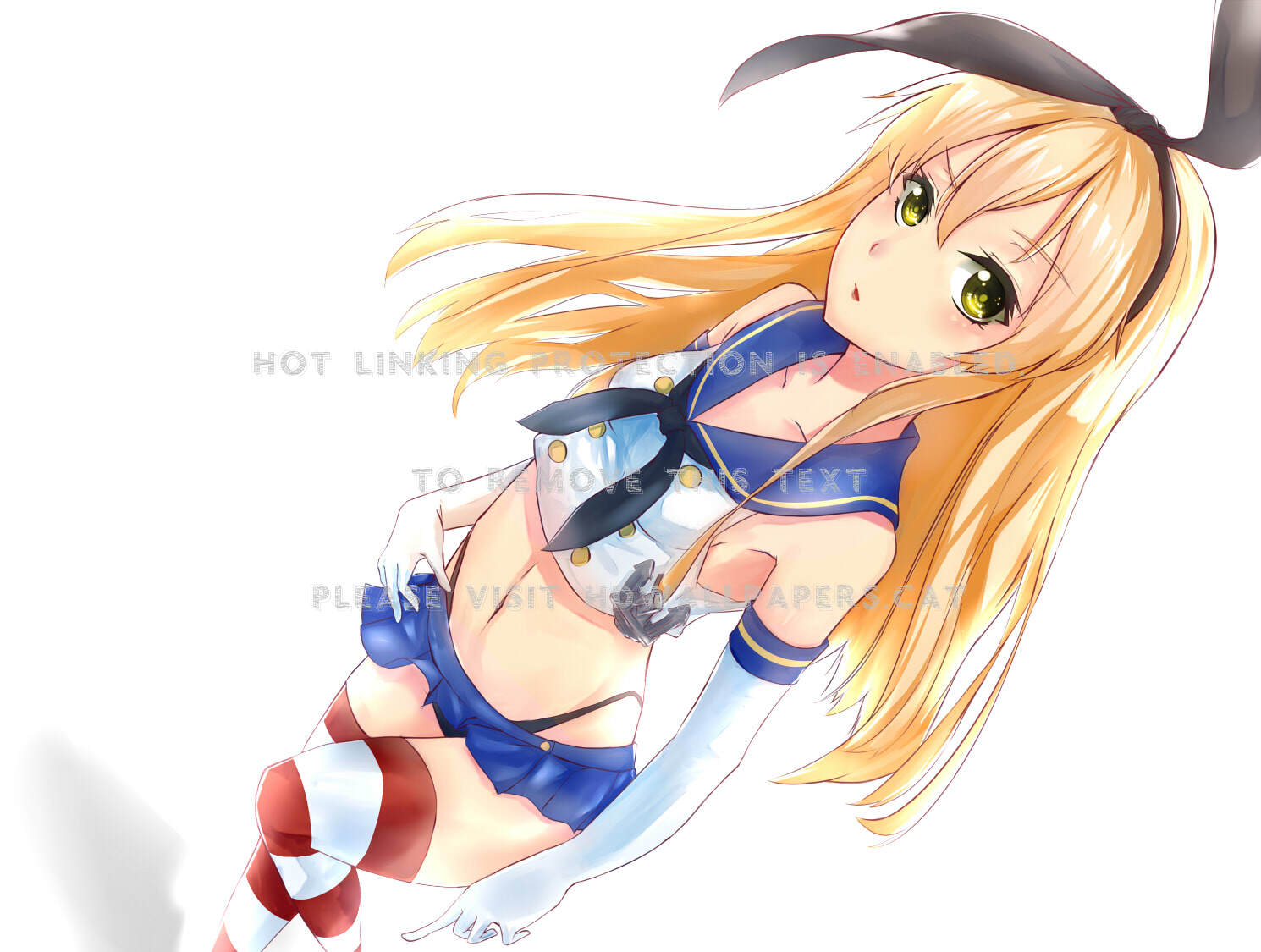 Beauty Shimakaze Re Class Girl Kantai Wall - Japanese Destroyer Shimakaze - HD Wallpaper 