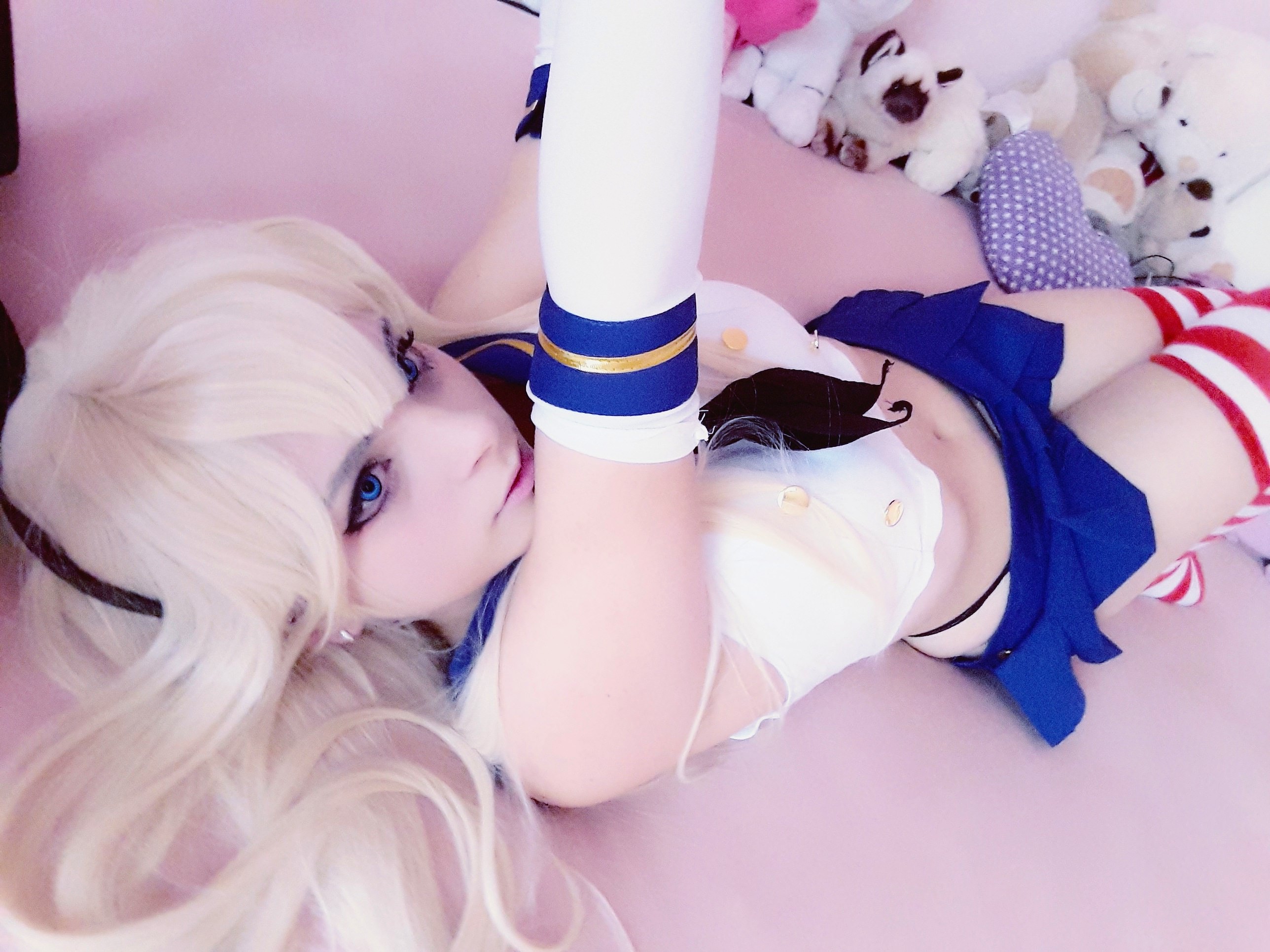 De Shimakaze Kancolle Cosplay - HD Wallpaper 