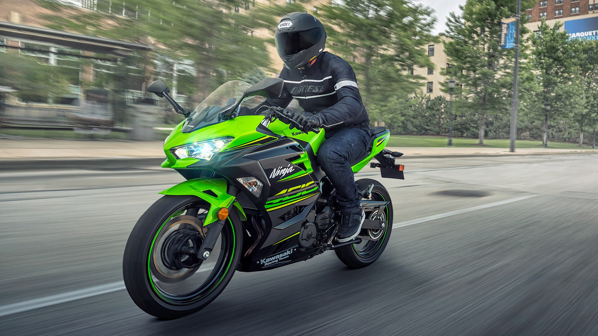 Kawasaki Ninja 400 View - HD Wallpaper 