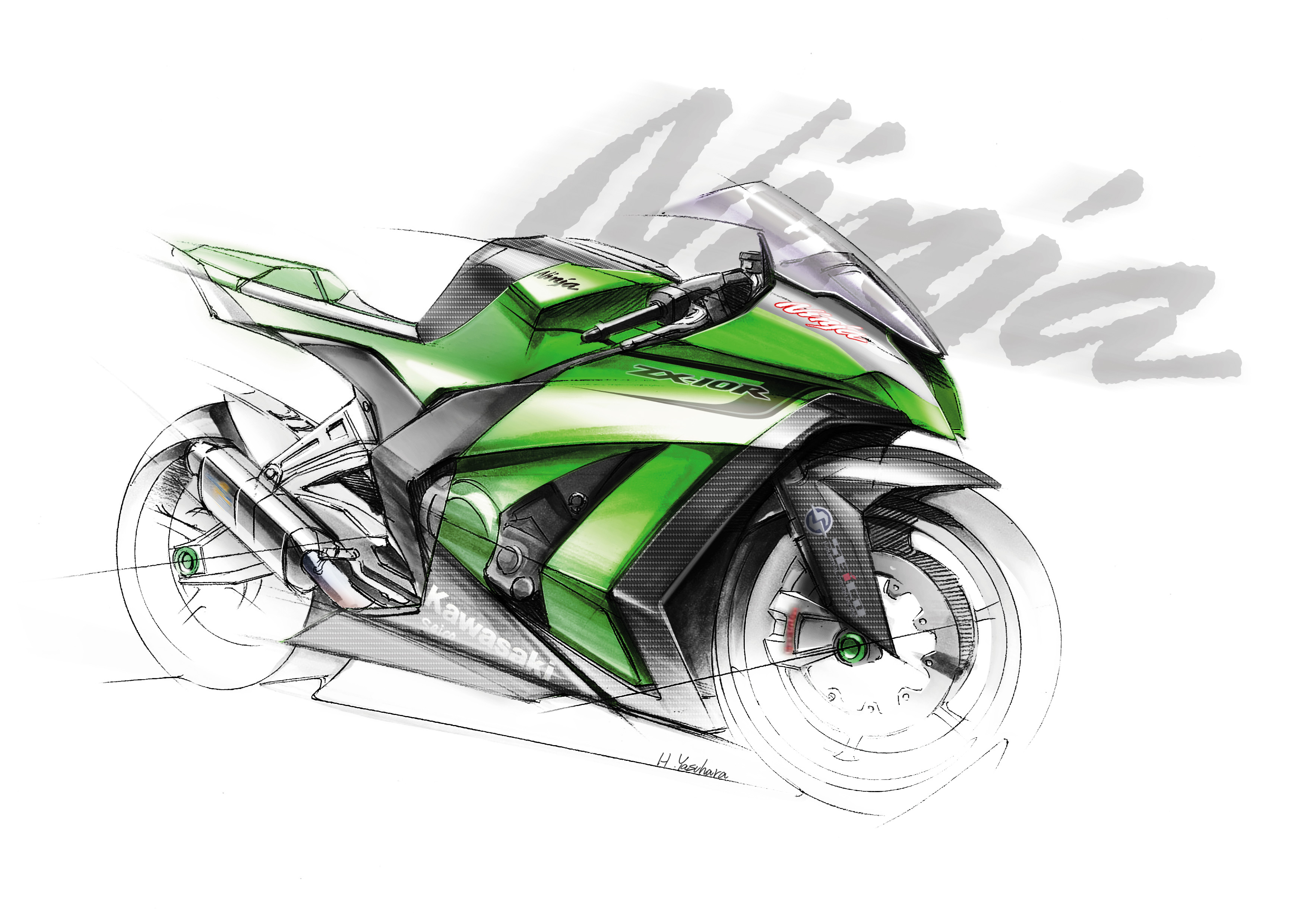 Kawasaki Ninja Zx 10r 3508x2480 Wallpaper Teahub Io