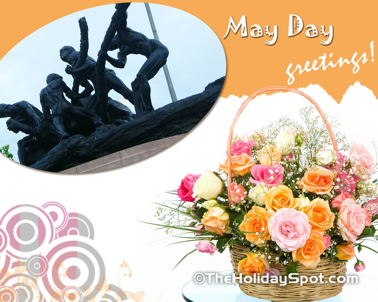 Colorful Flower Basket - 1280x1024 Wallpaper - teahub.io