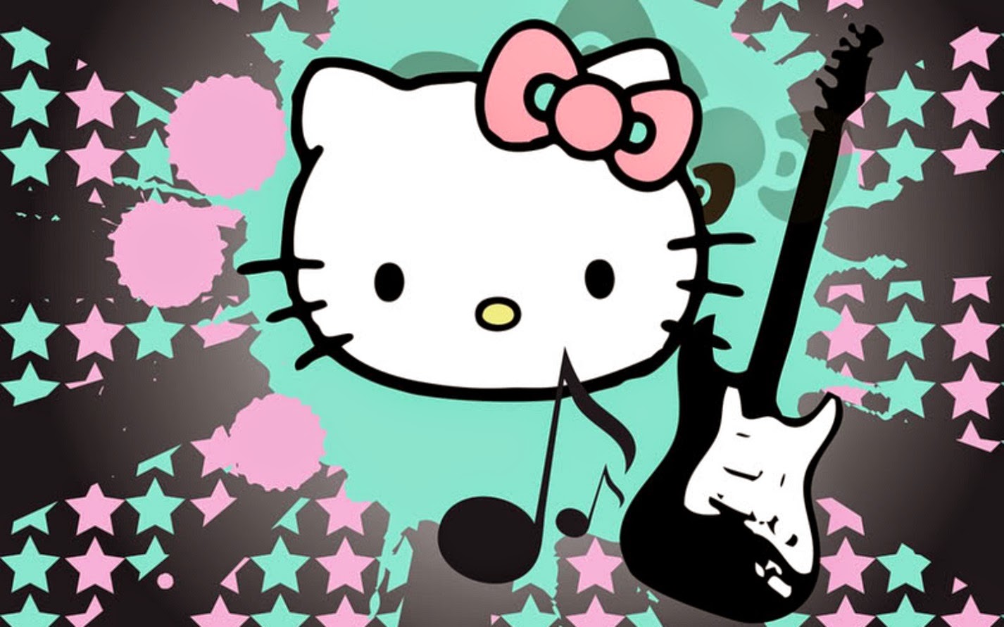 Lovely Hello Kitty Wallpapers Hello Kitty Wallpapers - Punk Hello Kitty Background - HD Wallpaper 