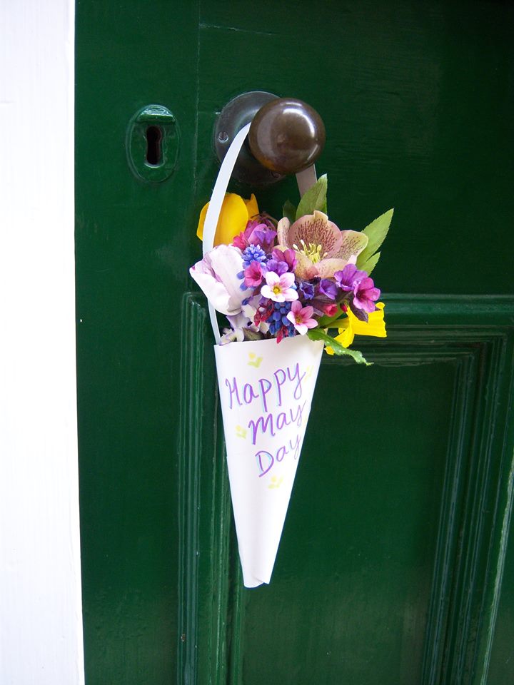 Happy May Day Floral Basket Photo - Happy May Day Basket - HD Wallpaper 