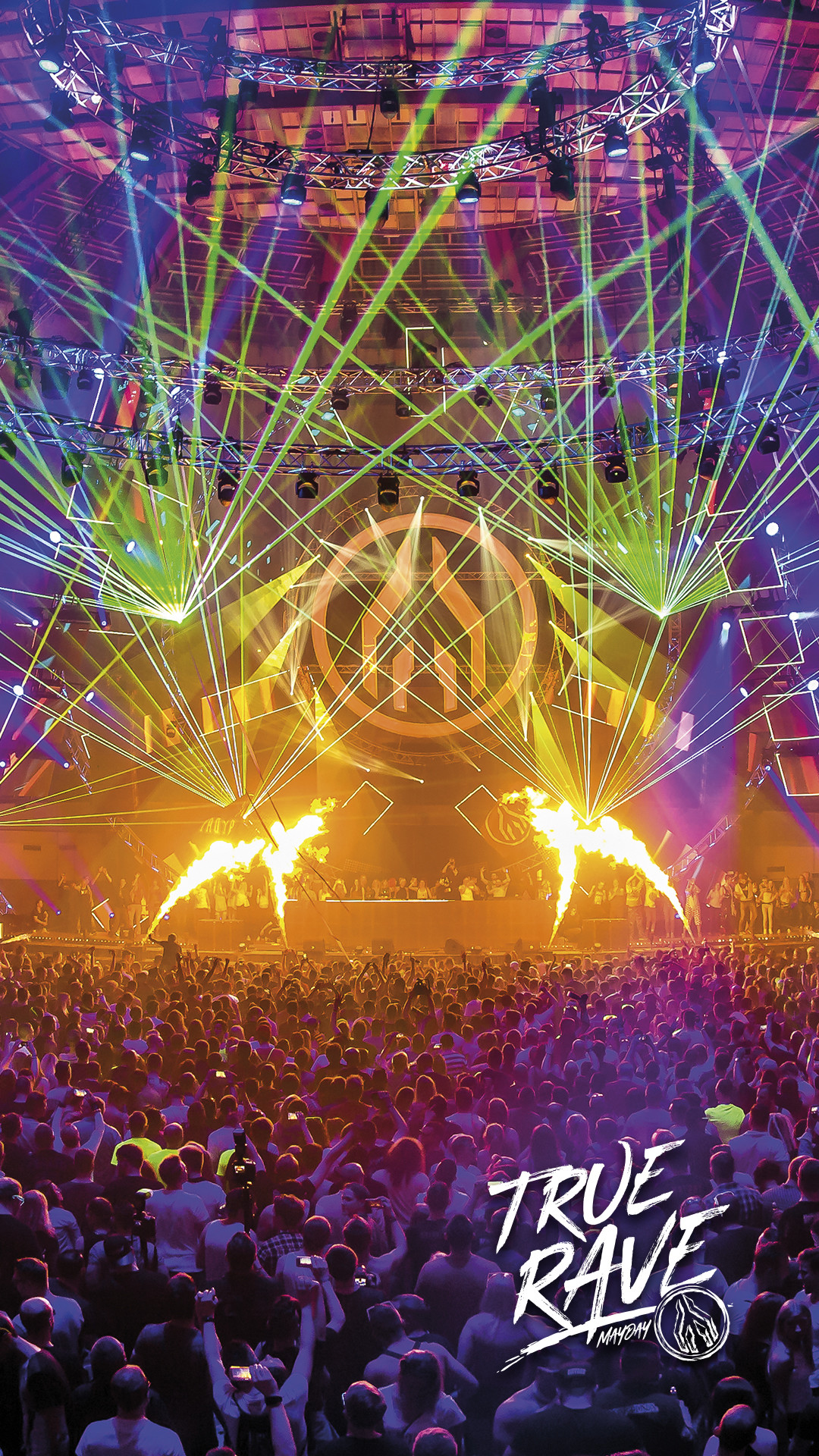 Data Src Popular Crowd Wallpaper Ipad - Background Rave - HD Wallpaper 