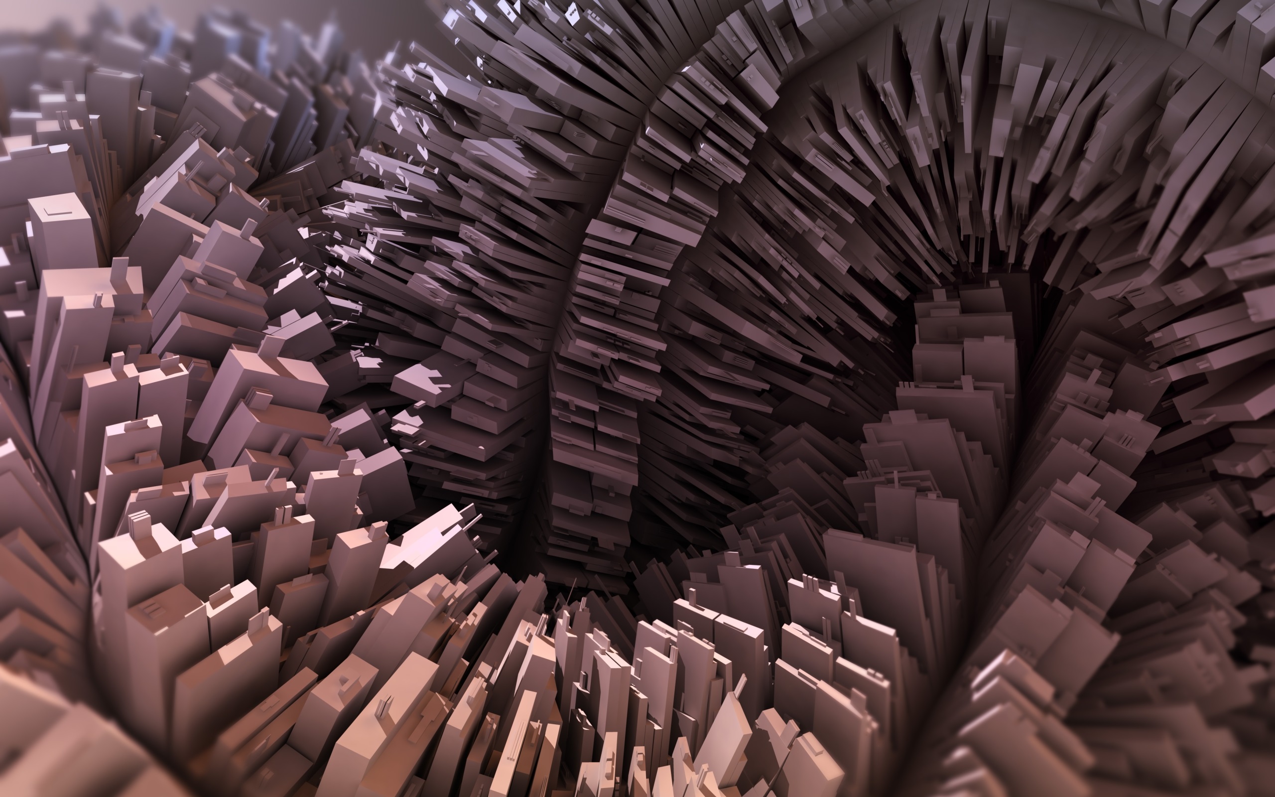 Wallpaper 3d Renders, Many Boxes - 3d Abstraction - HD Wallpaper 