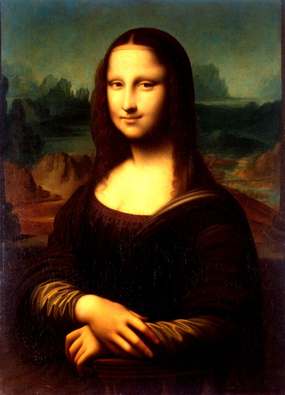 Mona Lisa Wallpaper Cuadros - Mona Lisa Wallpaper Hd - HD Wallpaper 