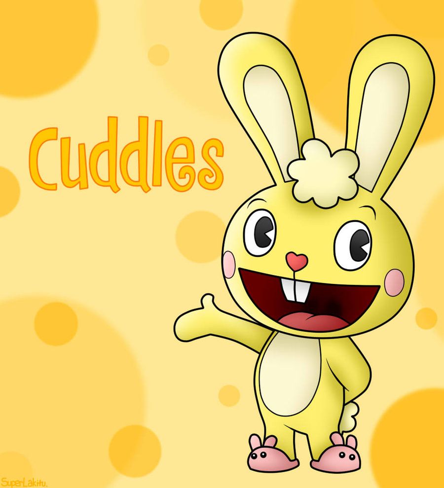 Happy Tree Friends Characters Cuddles - HD Wallpaper 