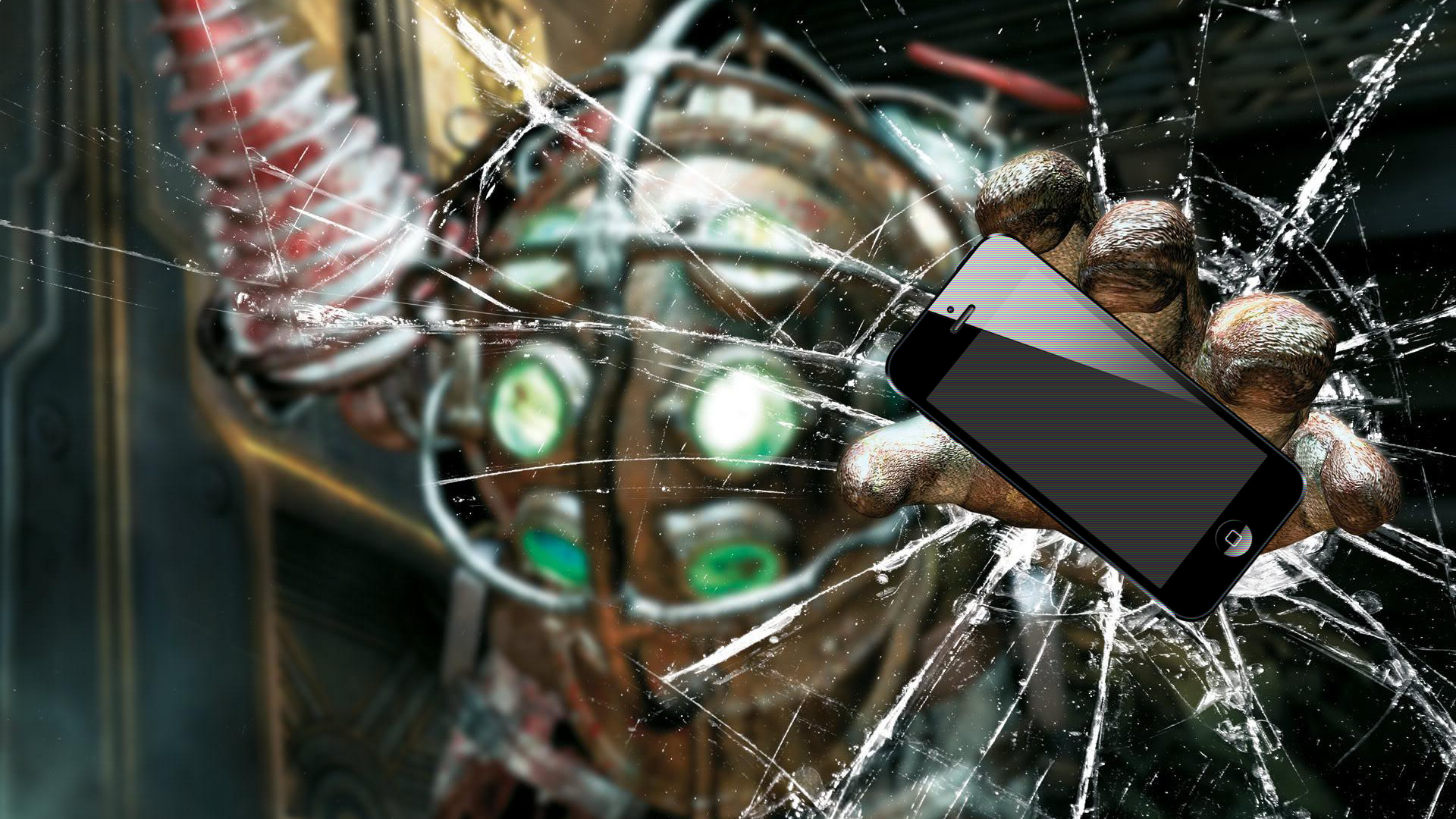 Bioshock 3d Wallpaper - Bioshock Big Daddy Background - HD Wallpaper 