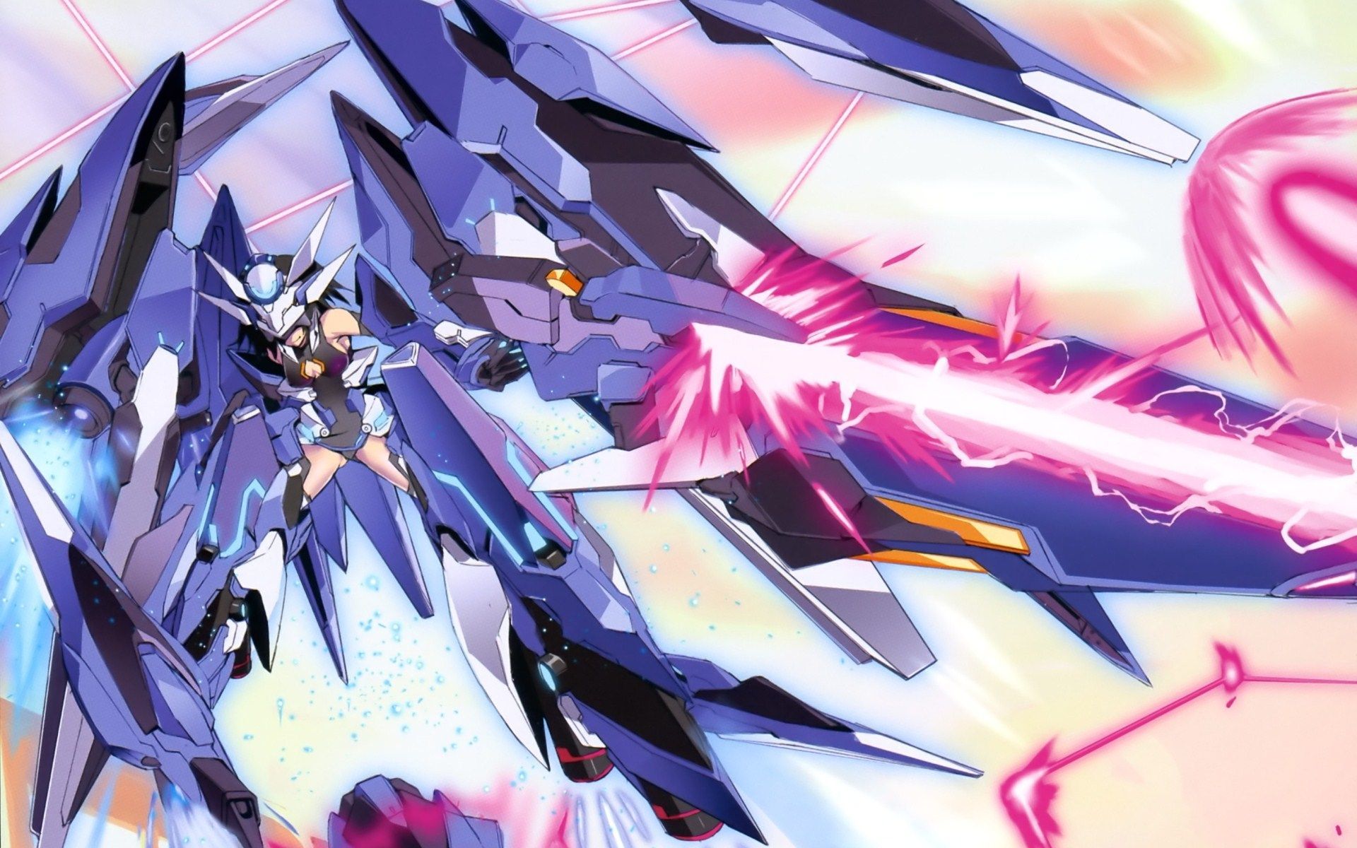 Infinite Stratos Mecha Art - HD Wallpaper 
