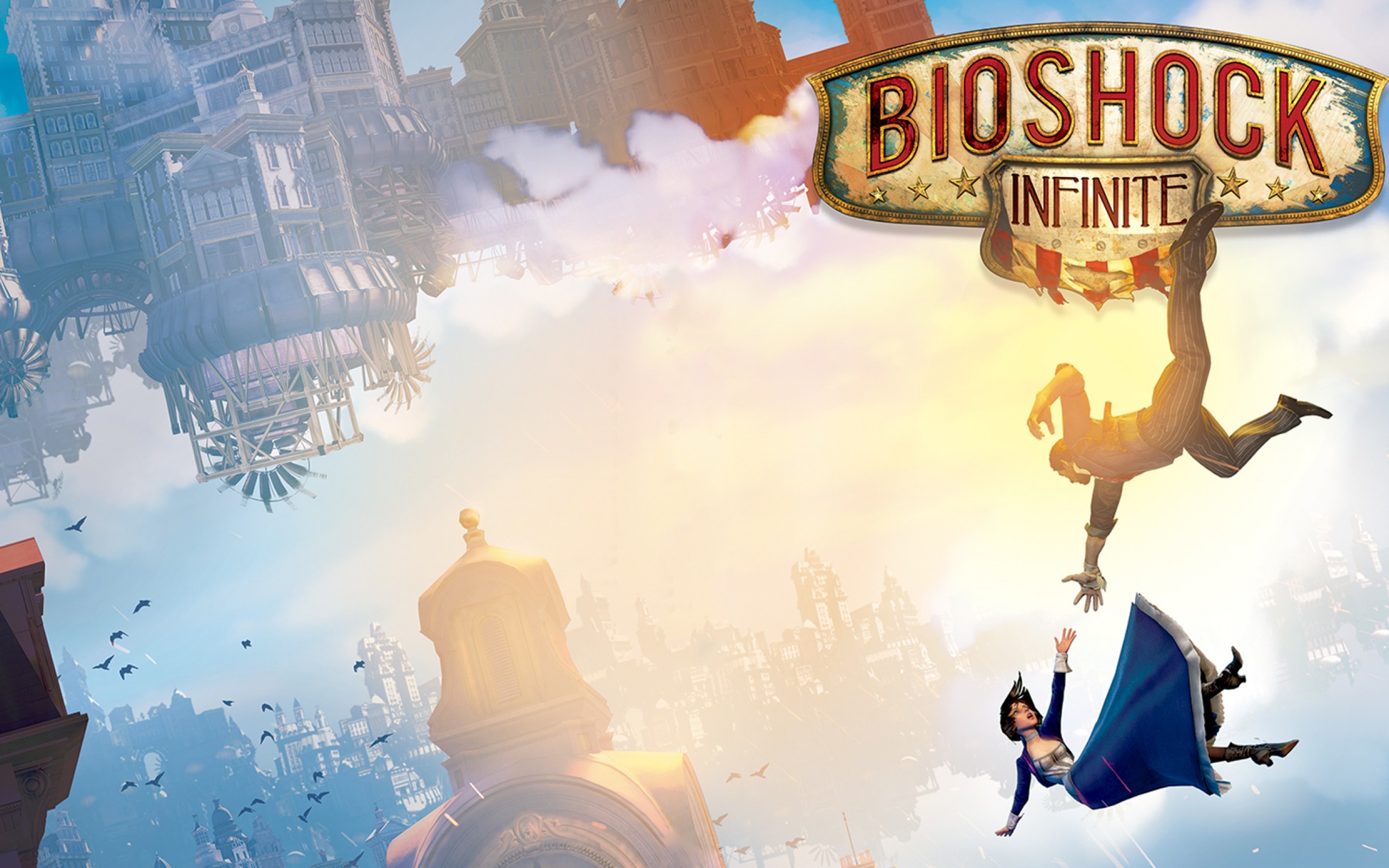 Bioshock Infinite Wallpaper Falling 
 Data-src /w/full/f/f/6/41765 - Bioshock Infinite Wallpaper Hd - HD Wallpaper 