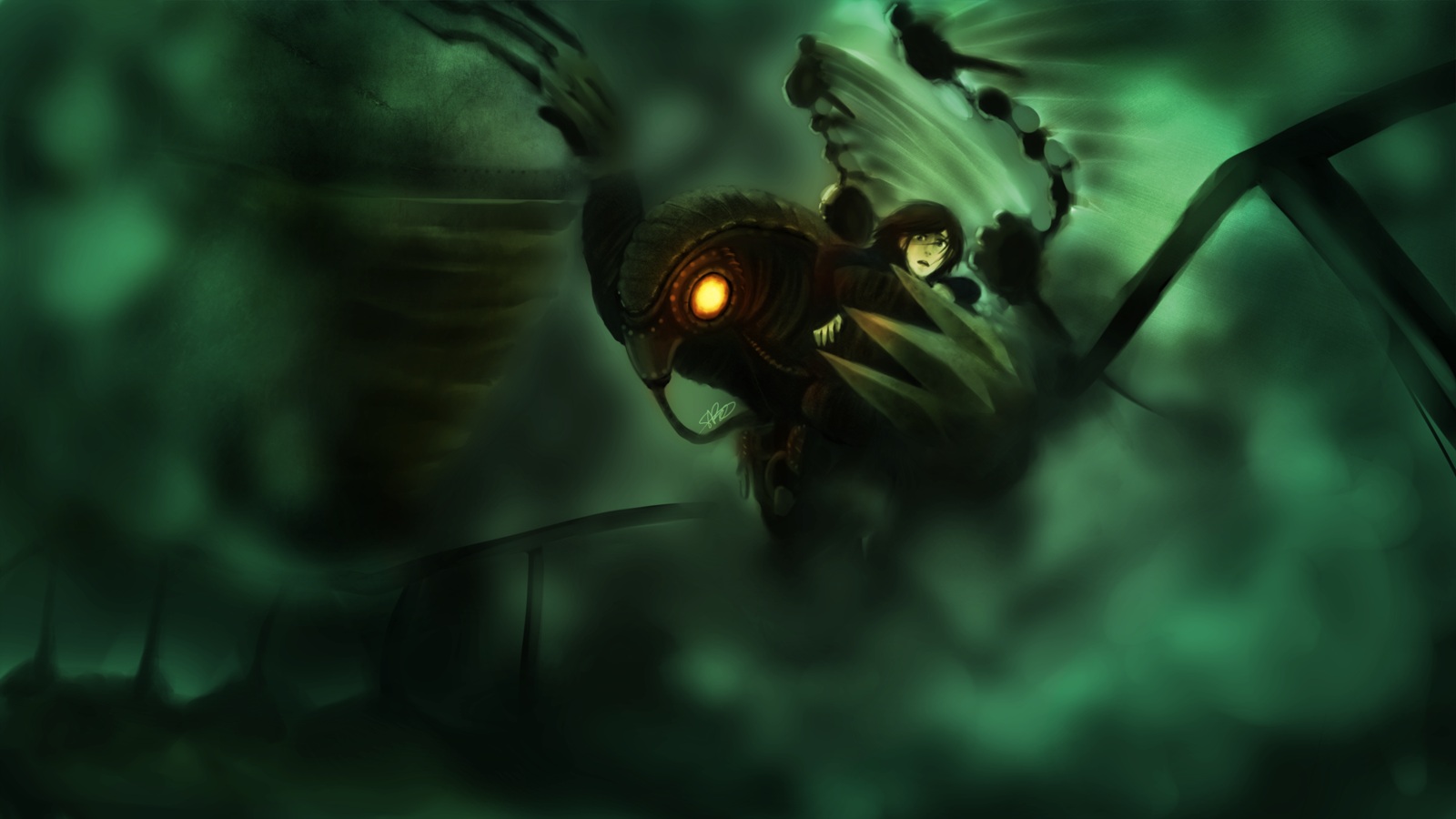 Bioshock Infinite Songbird Fan Art - HD Wallpaper 