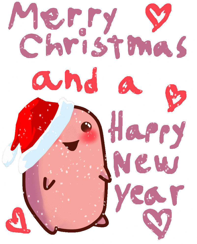 Imma Kawaii Potato I Wish My Followers A Merry Christmas - Gif Merry  Christmas Kawaii - 802x996 Wallpaper 