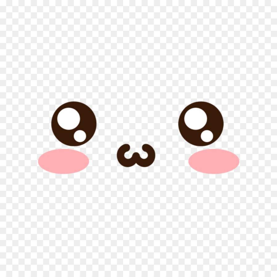 Desktop Wallpaper Emoticon Kavaii Smiley Face - Kawaii Face Transparent Background - HD Wallpaper 