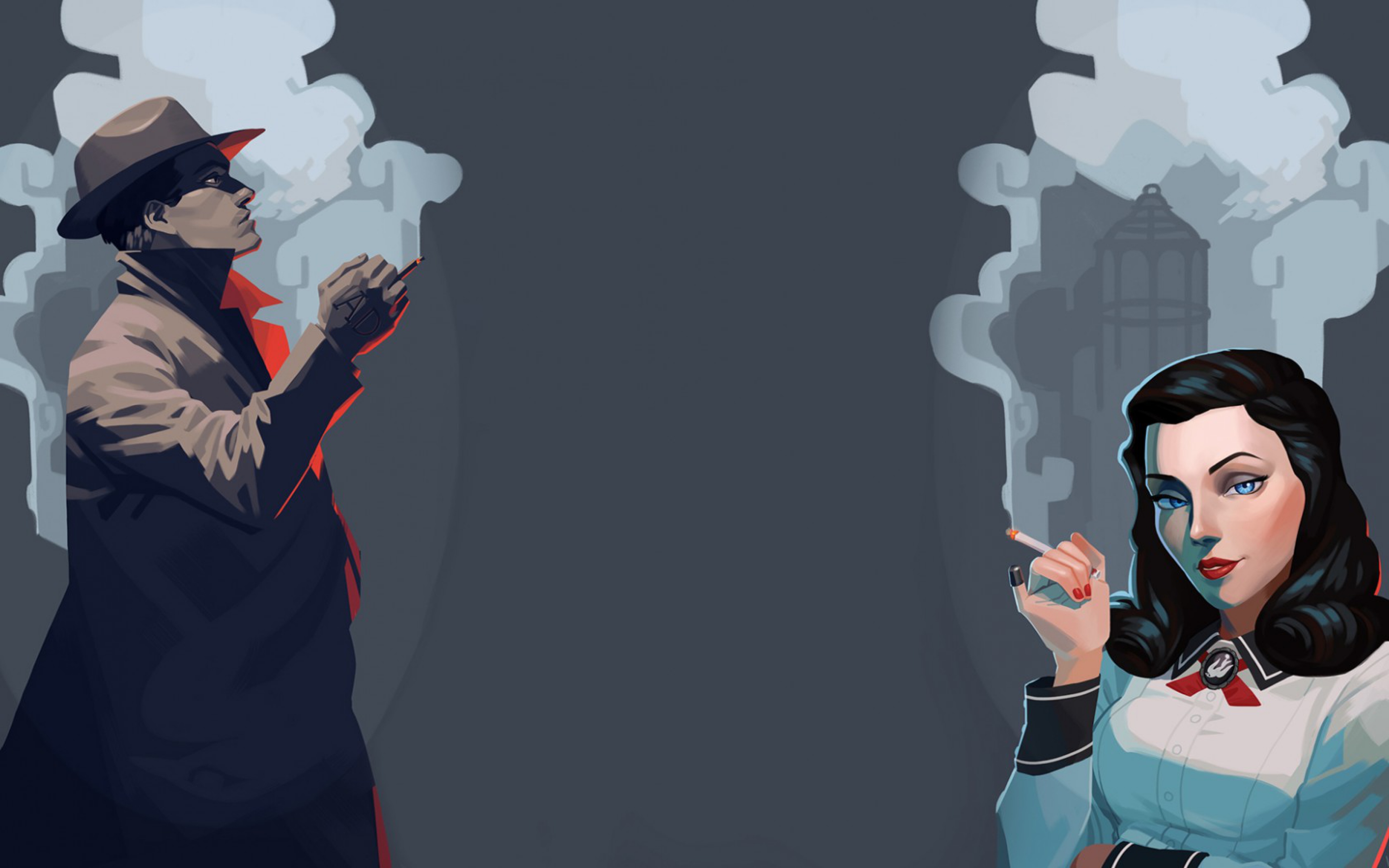 Bioshock Burial At Sea Booker - HD Wallpaper 