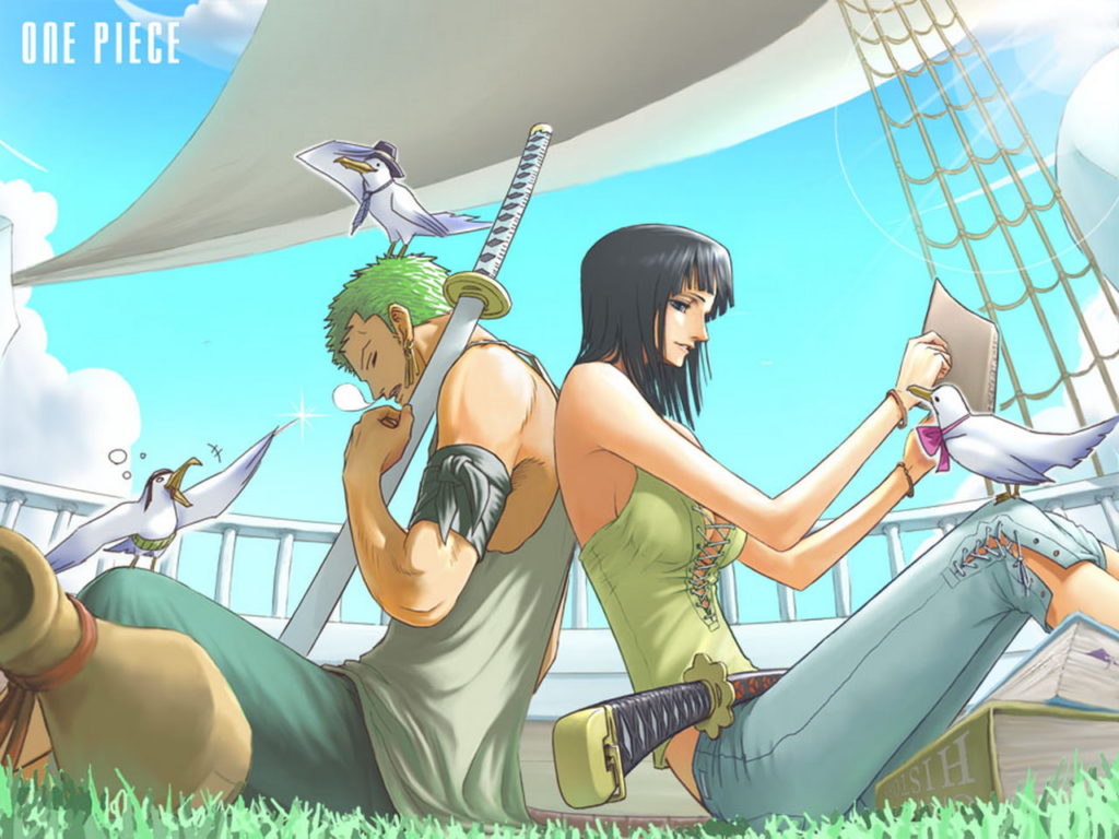 Nico Robin Va Zoro 1024x768 Wallpaper Teahub Io