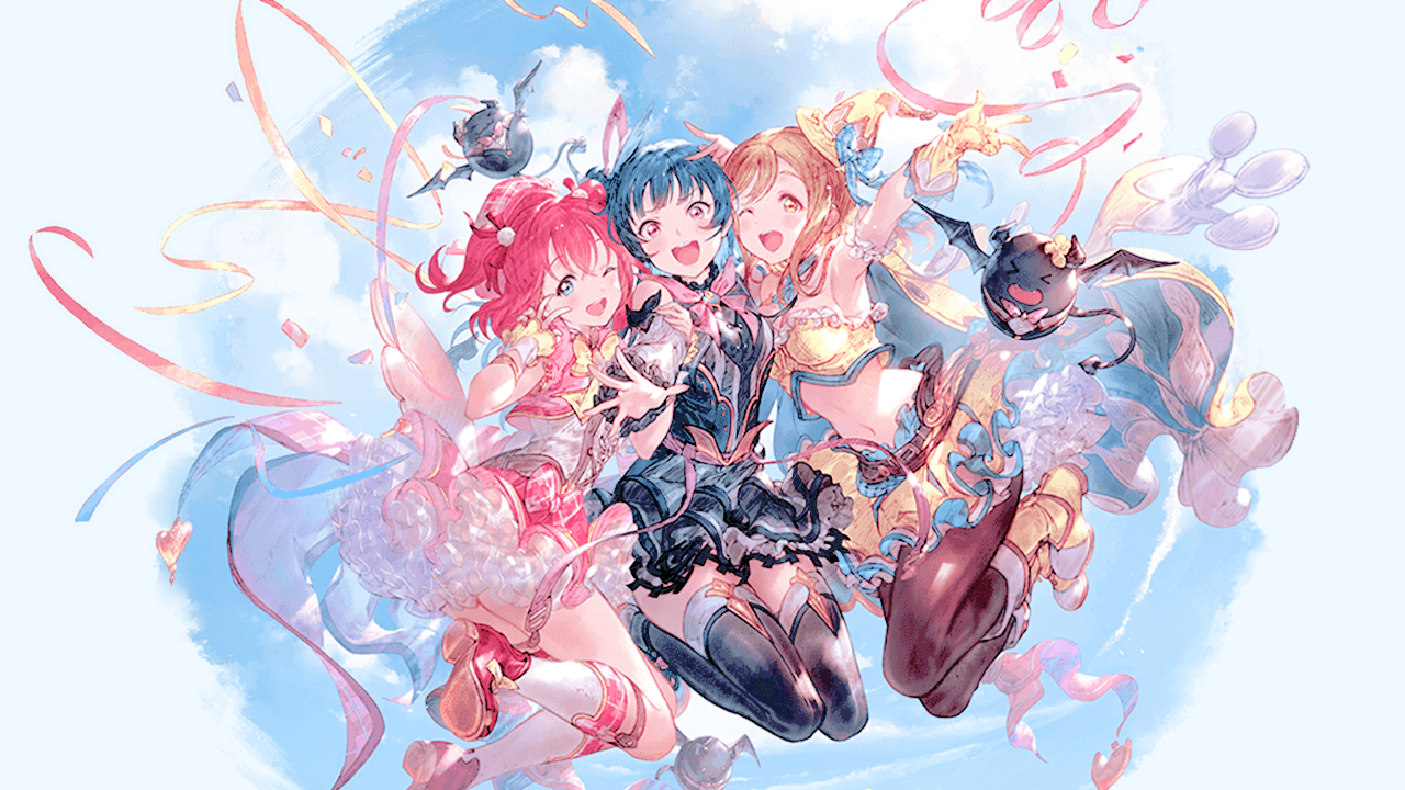 Kawaii, Wallpaper, And Anime Wallpaper Image - Love Live Sunshine X Granblue Fantasy - HD Wallpaper 