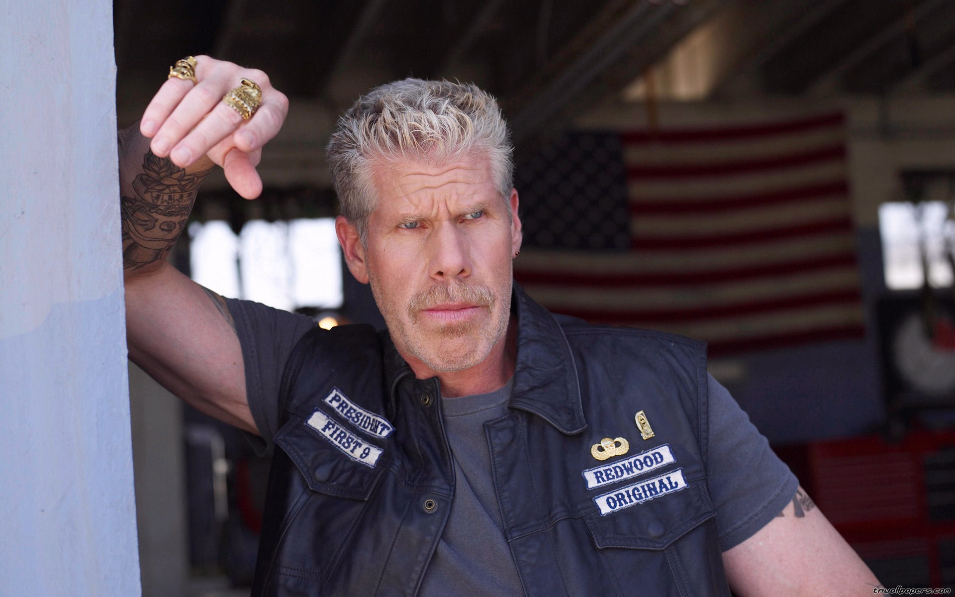 Ron Perlman Sons Of Anarchy - HD Wallpaper 