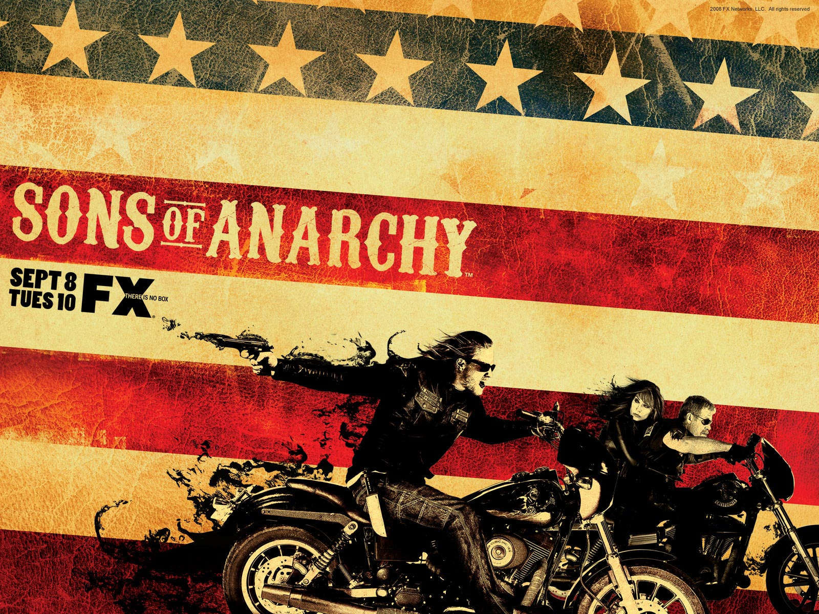 Sons Of Anarchy American Flag - HD Wallpaper 