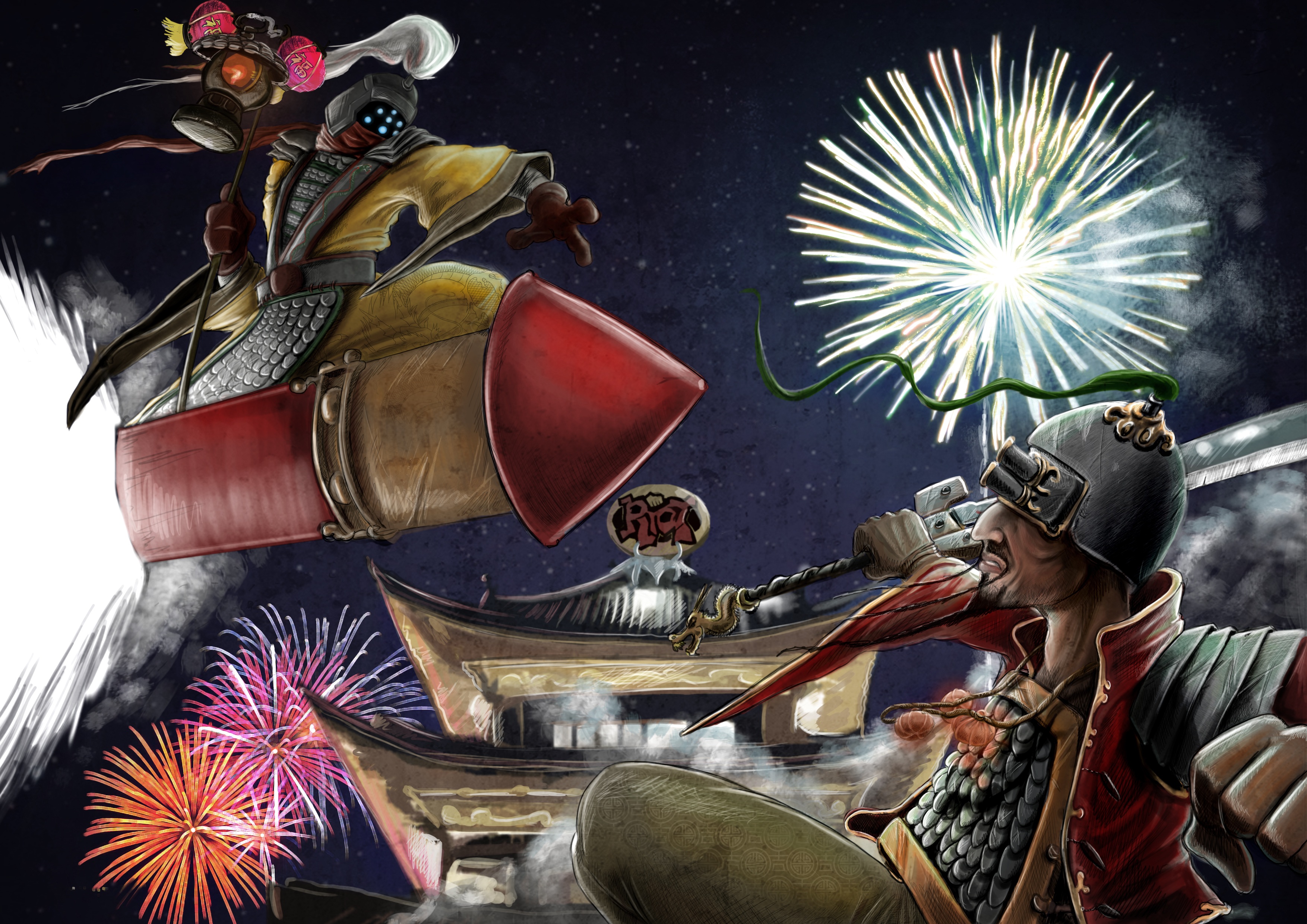 Master Yi Vs Jax - HD Wallpaper 