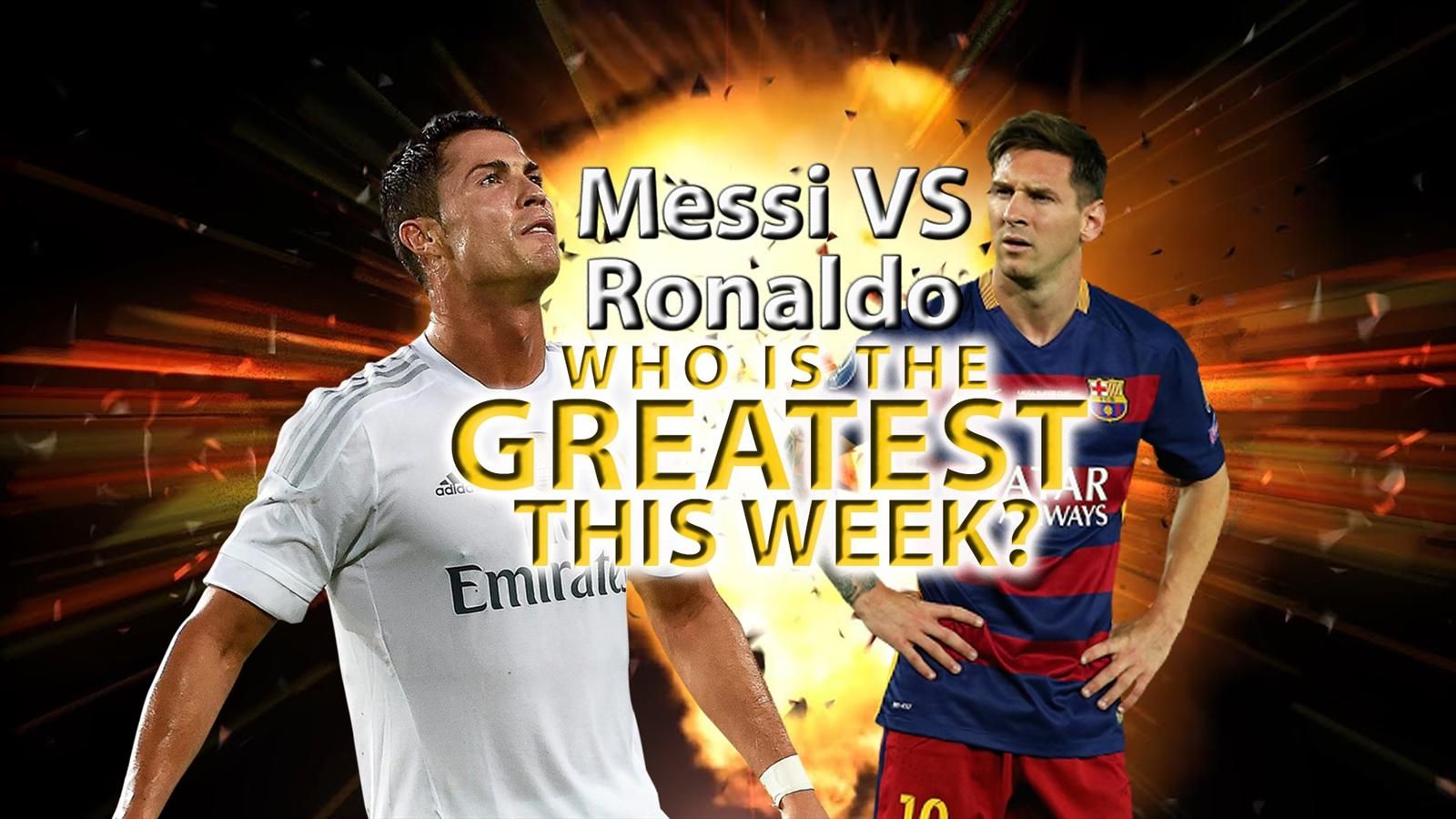 Cristiano Ronaldo Vs Messi Wallpaper 2015 - Football Ronaldo Vs Messi 2016 - HD Wallpaper 