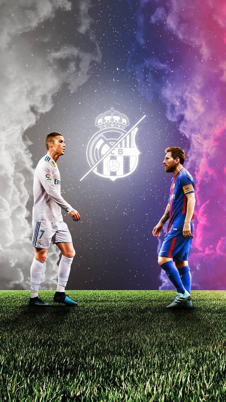 Messi And Ronaldo - HD Wallpaper 