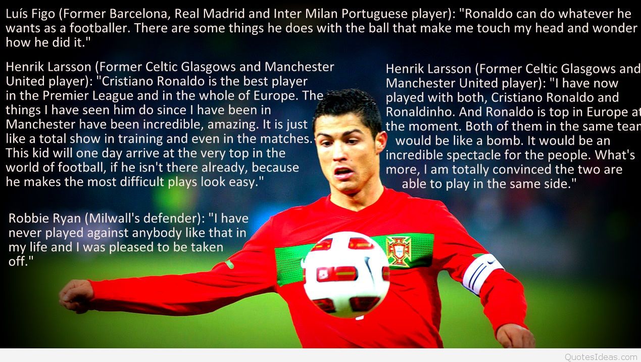 Quotes Ronaldo - HD Wallpaper 