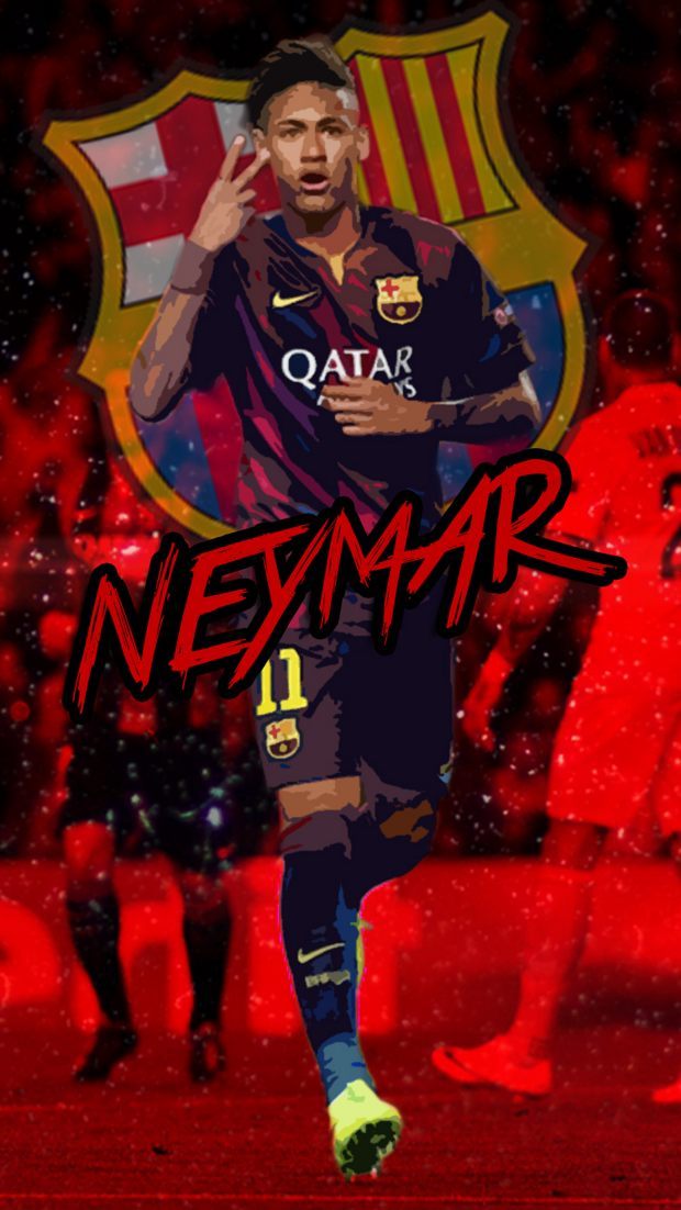 Neymar Wallpaper Iphone - Neymar Wallpaper For Iphone 2017 - HD Wallpaper 