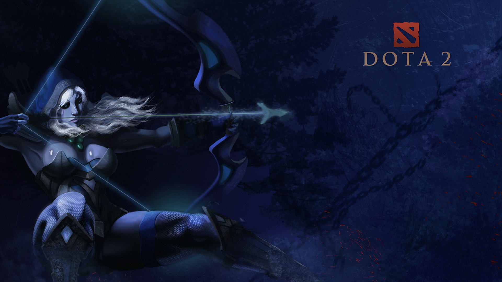 Drow Ranger Traxex Sexy Girl Dota 2 Game Hd Wallpaper - Dota 2 - HD Wallpaper 