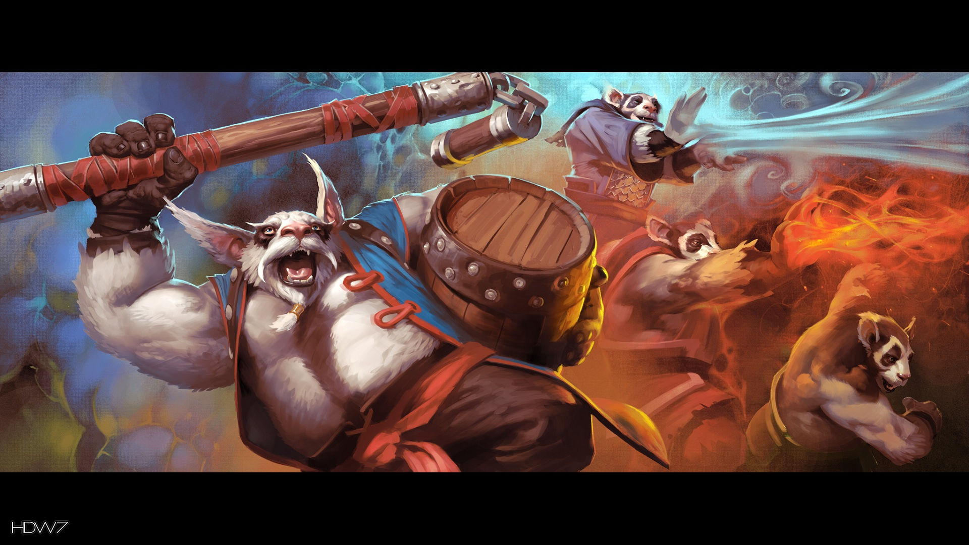 Dota 2 Mangix The Brewmaster Widescreen Hd Wallpaper - Dota Brewmaster - HD Wallpaper 