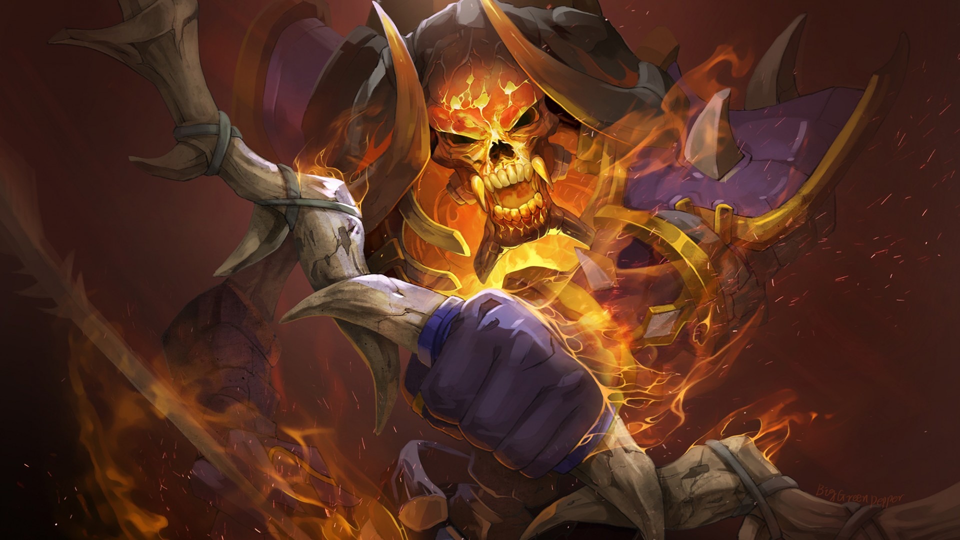 Bone Fletcher Dota 2 - HD Wallpaper 