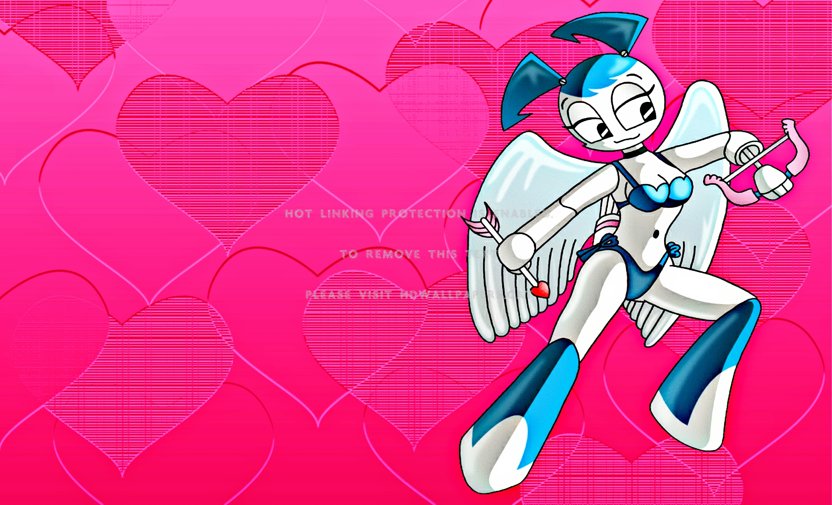 Cupid Jenny Cartoons Robot Wakeman Tv My - Cartoon - 2833x1720 Wallpaper -  