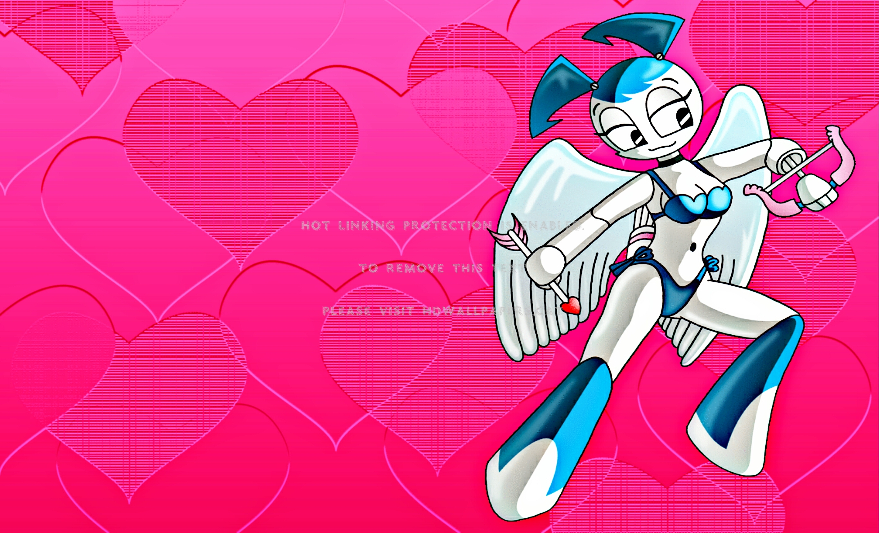Cupid Jenny Cartoons Robot Wakeman Tv My - Cartoon - HD Wallpaper 
