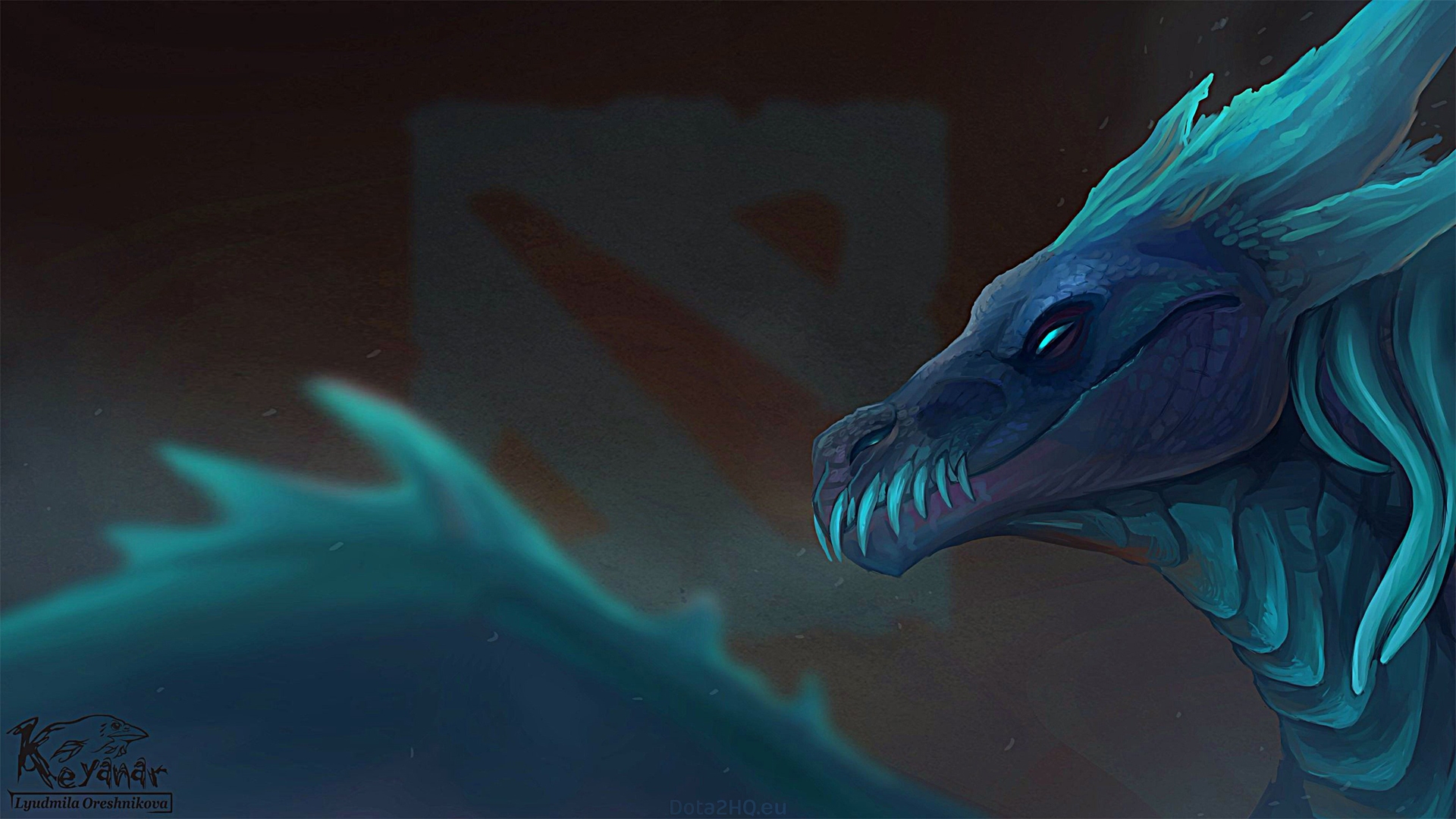 Winter Wyvern Dota 2 - HD Wallpaper 