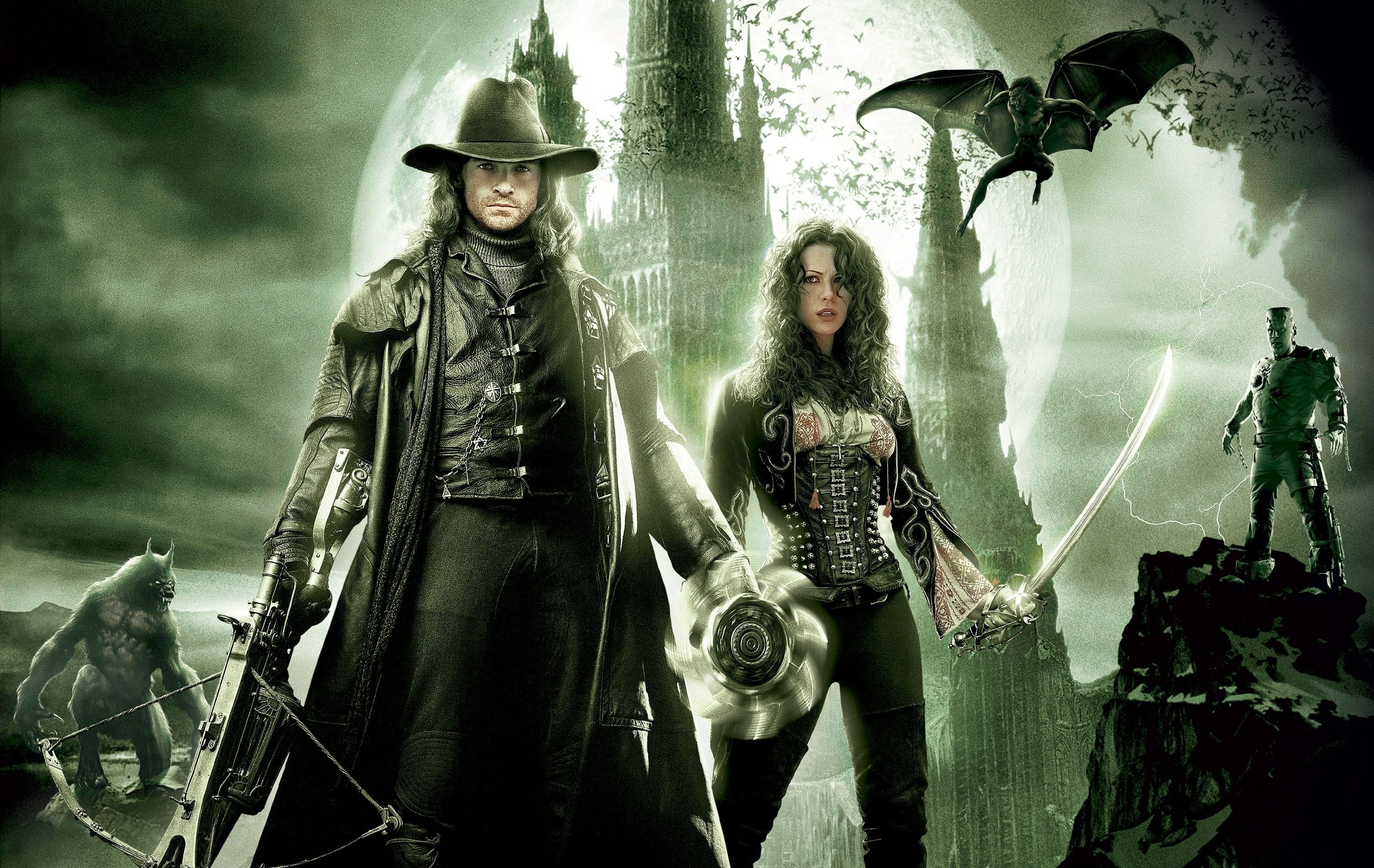 Van Helsing, Hugh Jackman, Kate Beckinsale, Werewolf - Van Helsing Wallpaper Hd - HD Wallpaper 