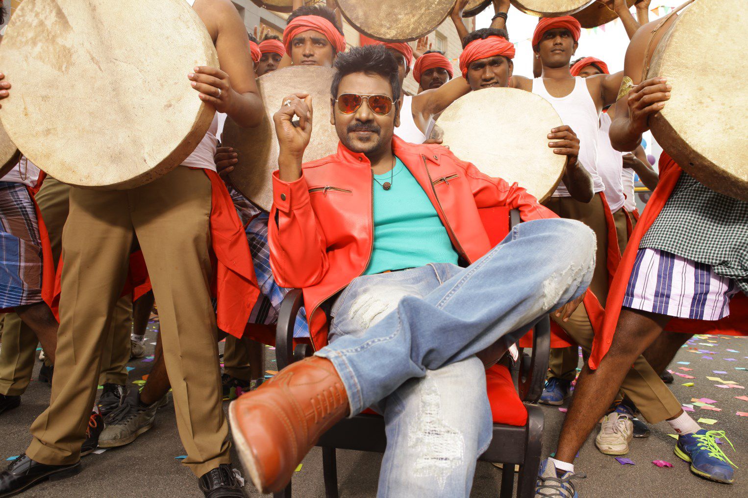 Motta Siva Ketta Siva Raghava Lawrence Hd - HD Wallpaper 