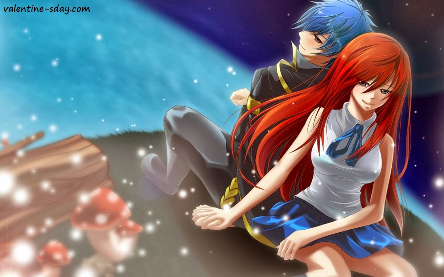 Happy Promise Day Images - Fairy Tail Wallpaper Erza And Jellal - HD Wallpaper 