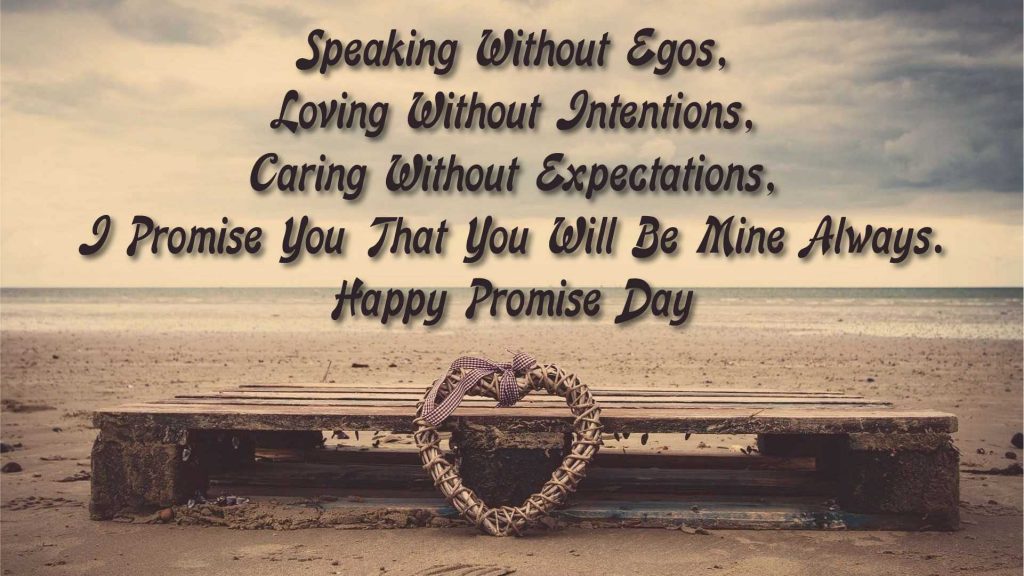 Promise Day Wallpapers With Quotes - Promise Day Quotes For Friends - HD Wallpaper 