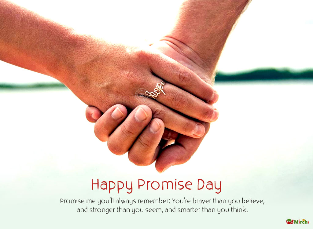 Promise Day Quotes - Happy Promise Day Real Hand - HD Wallpaper 