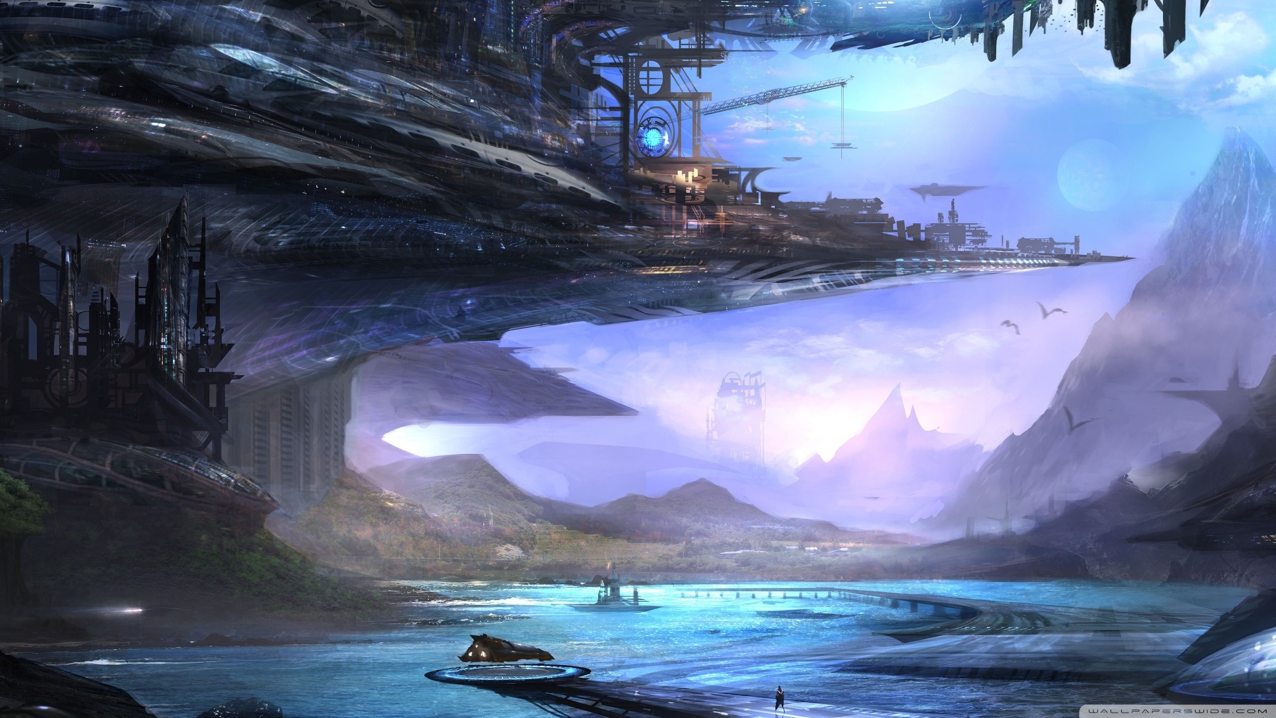 Futuristic City 1440p - HD Wallpaper 