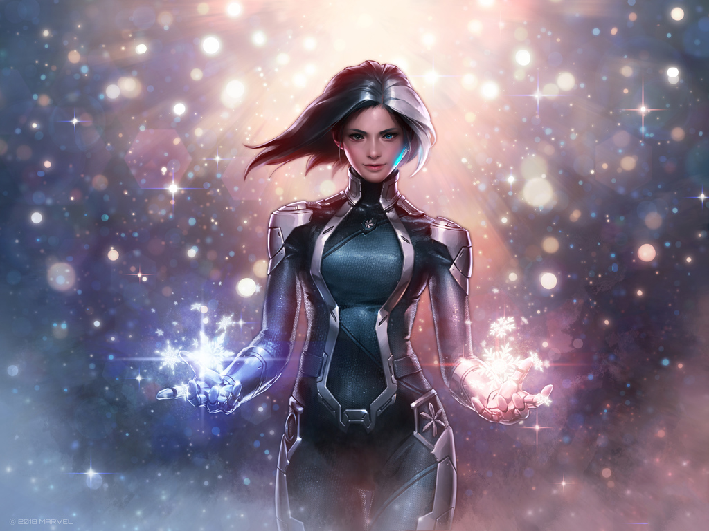 Marvel Future Fight Luna Snow Wallpaper - Luna Snow Marvel Future Fight - HD Wallpaper 