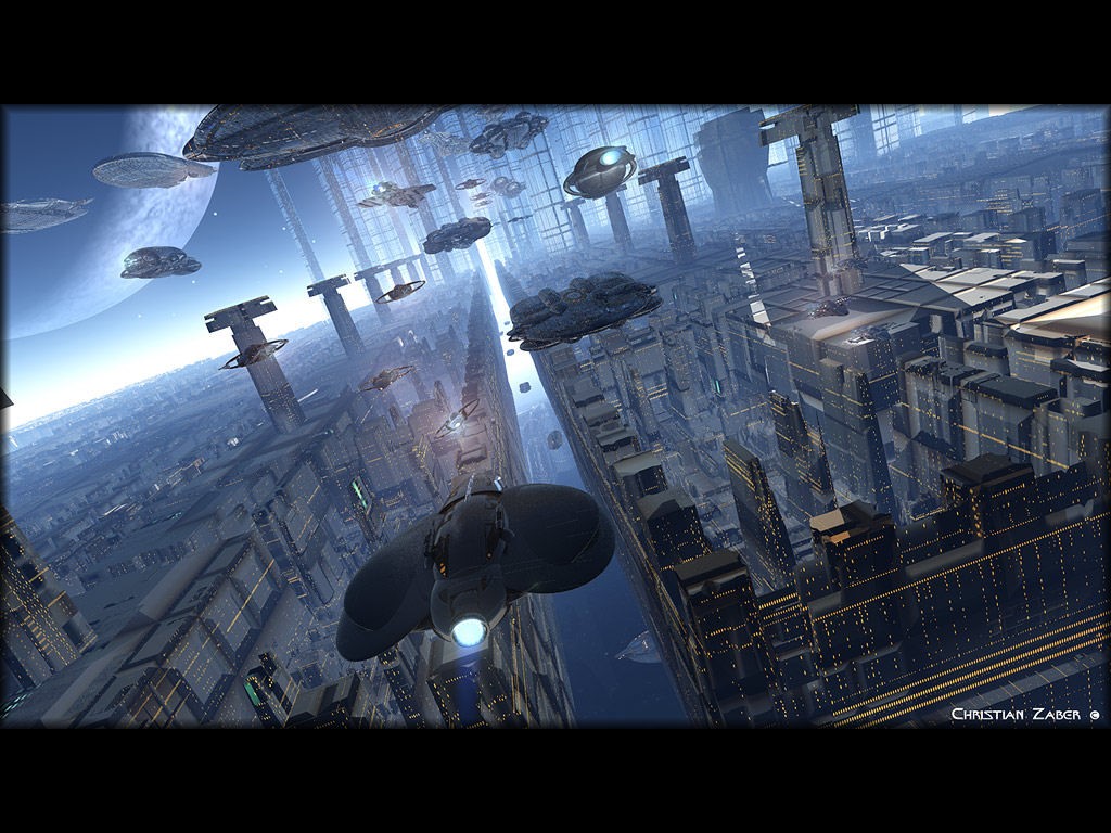 Future City Wallpaper - Future City - HD Wallpaper 